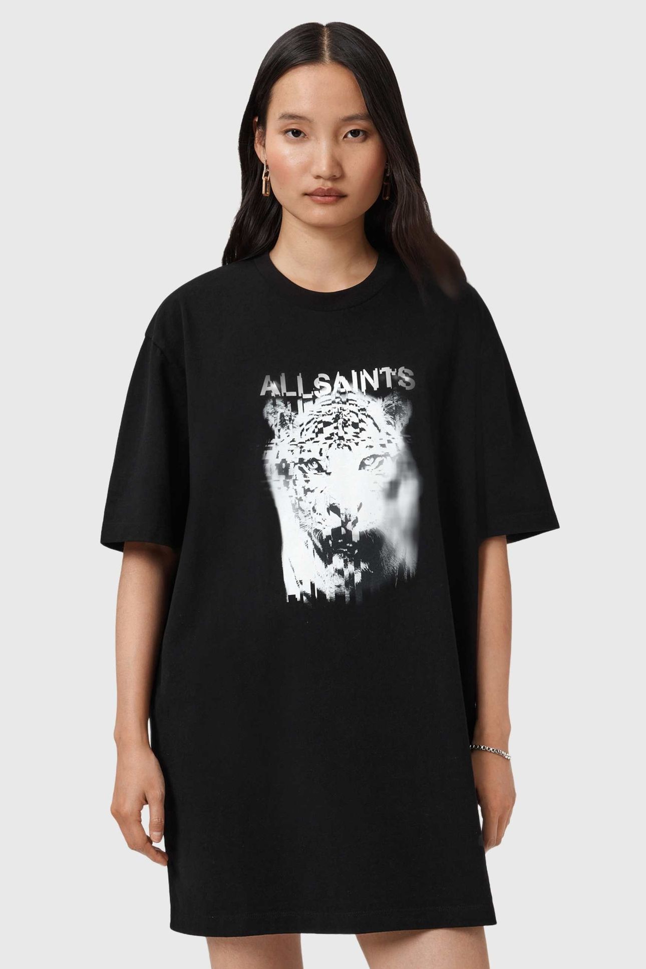 STATIC TEE DRESS BLACK 1