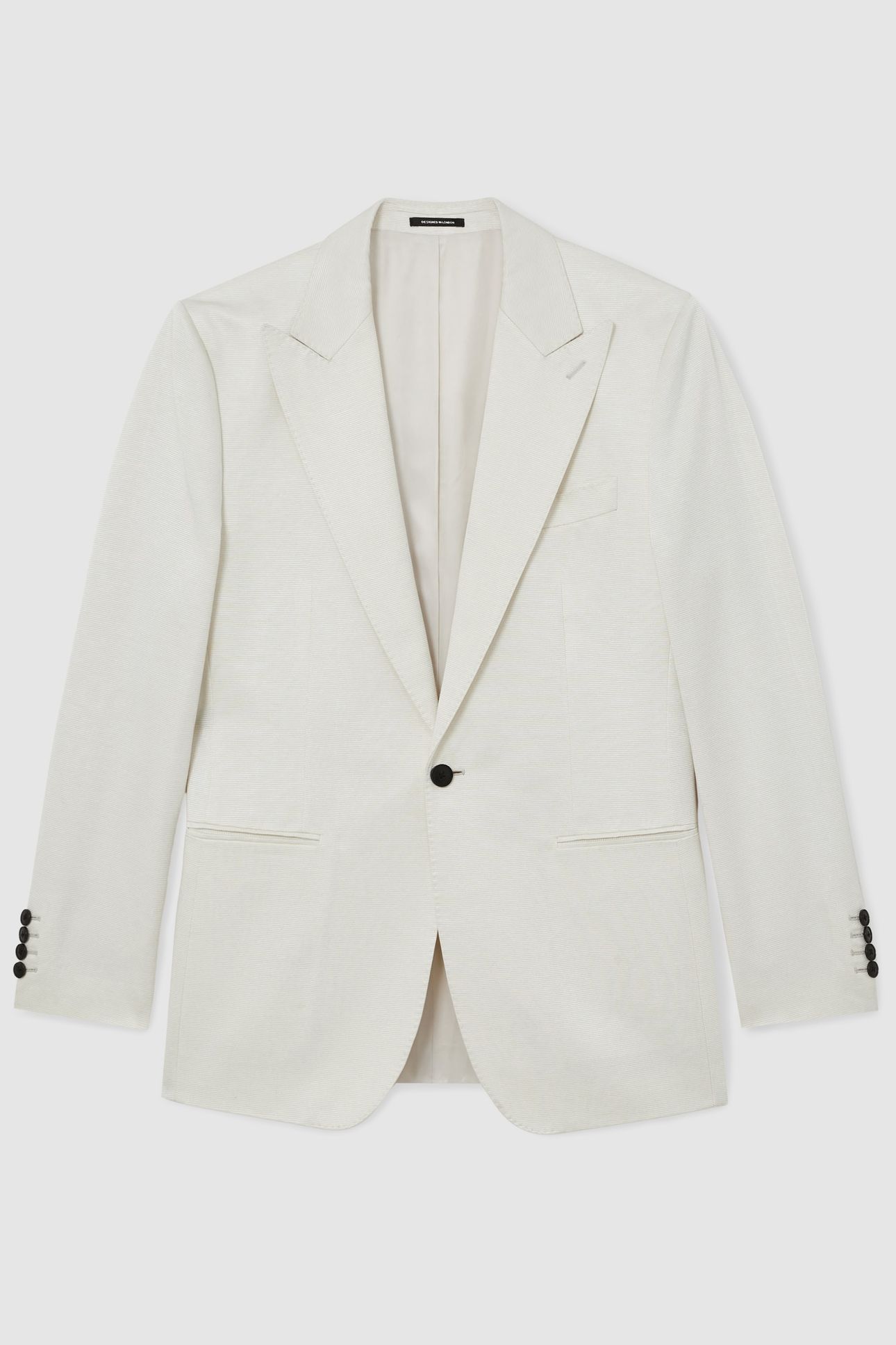 SB 1B PEAK TEXTURE BLAZER IVORY 3