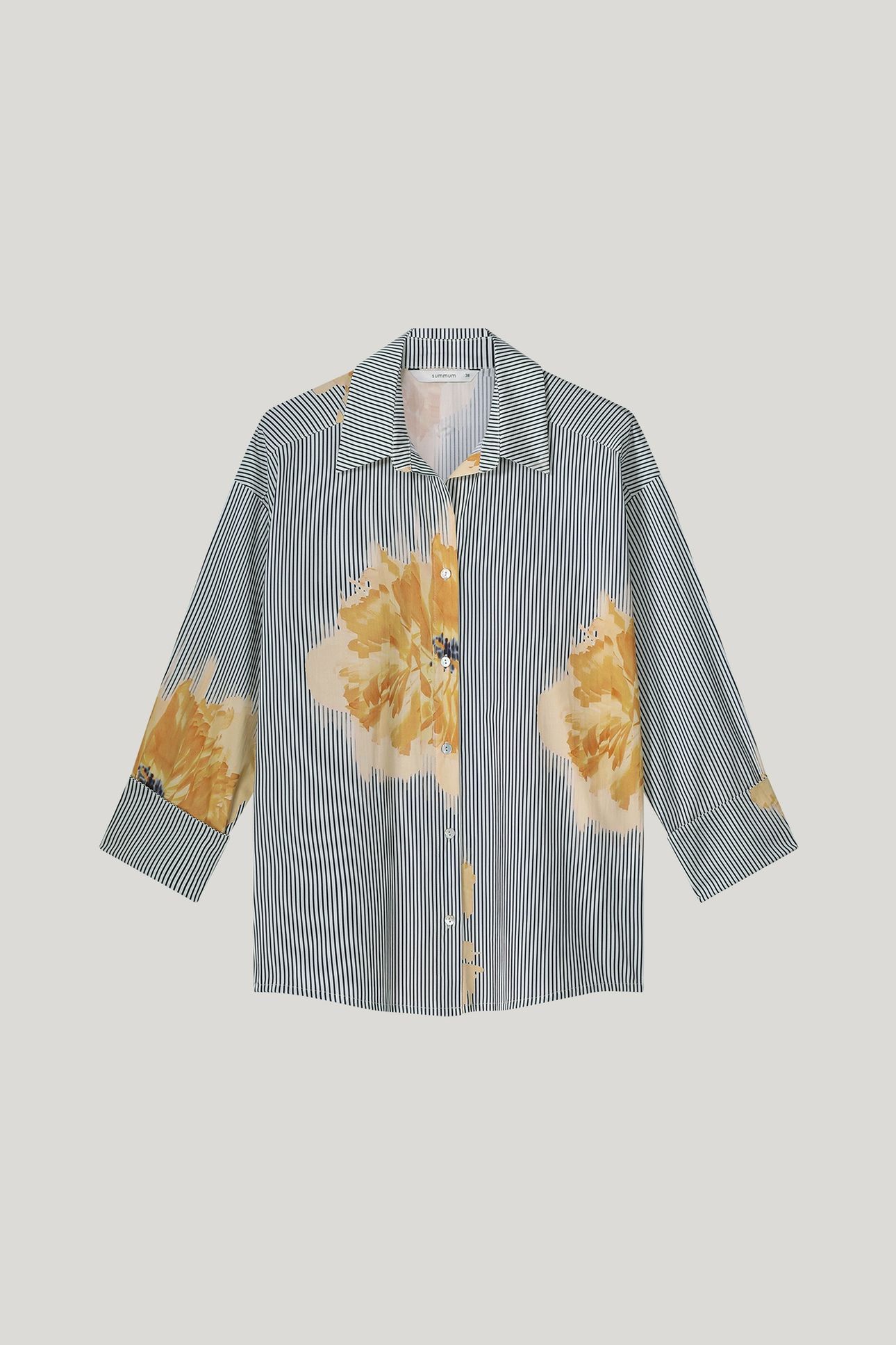 BLOUSE FLOWERS AND STRIPES MULTICOLOUR 4