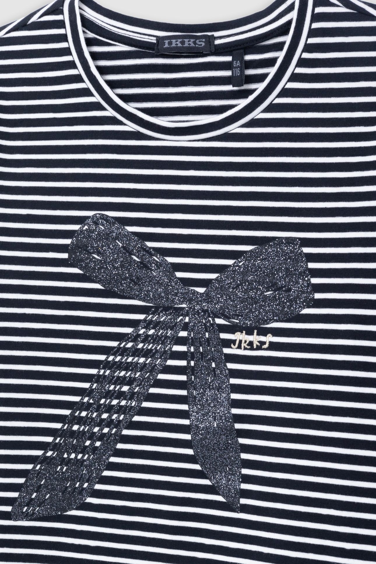 GIRL'S GLITTER BOW SAILOR T-SHIRT 2
