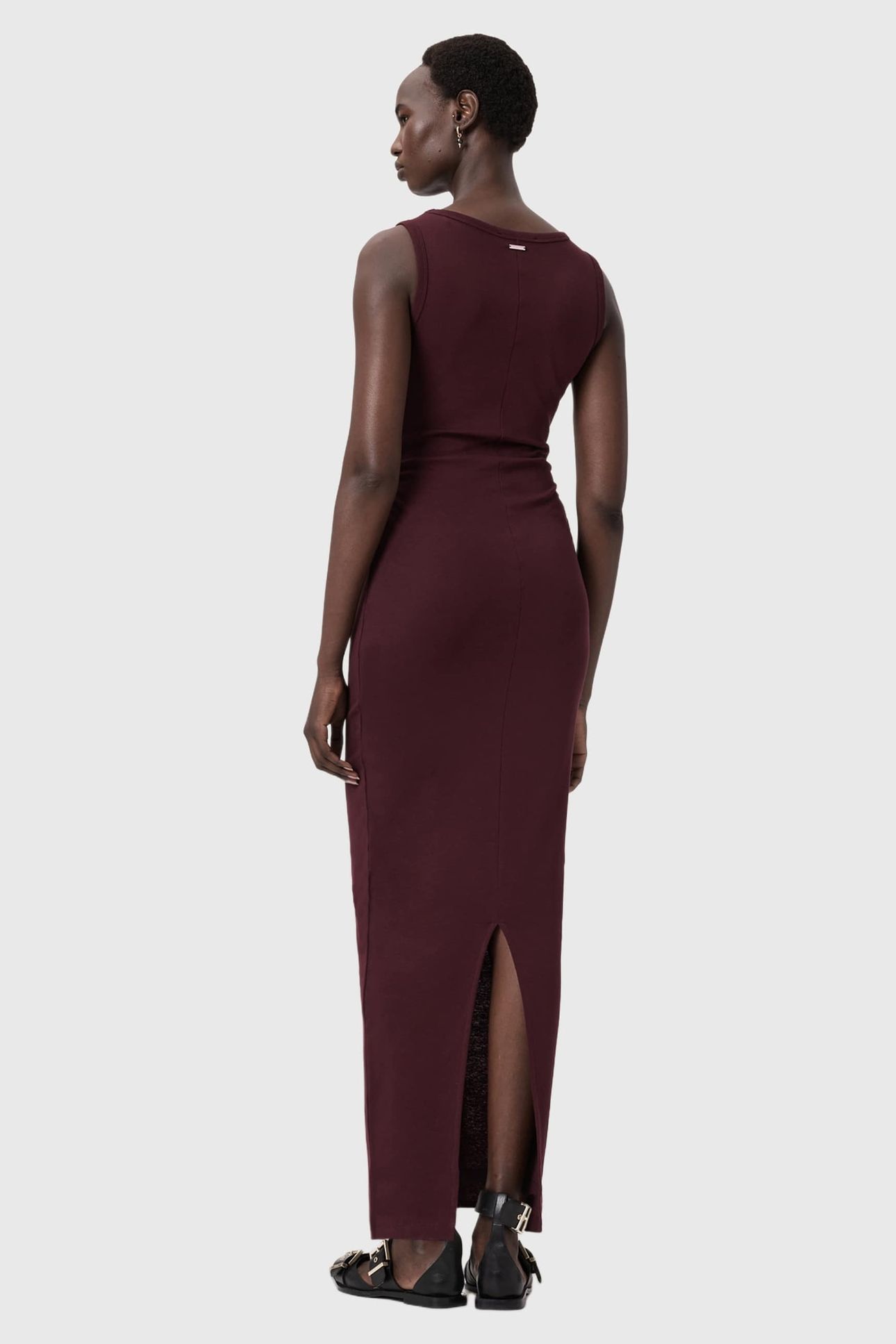 KATARINA DRESS OXBLOOD RED 4