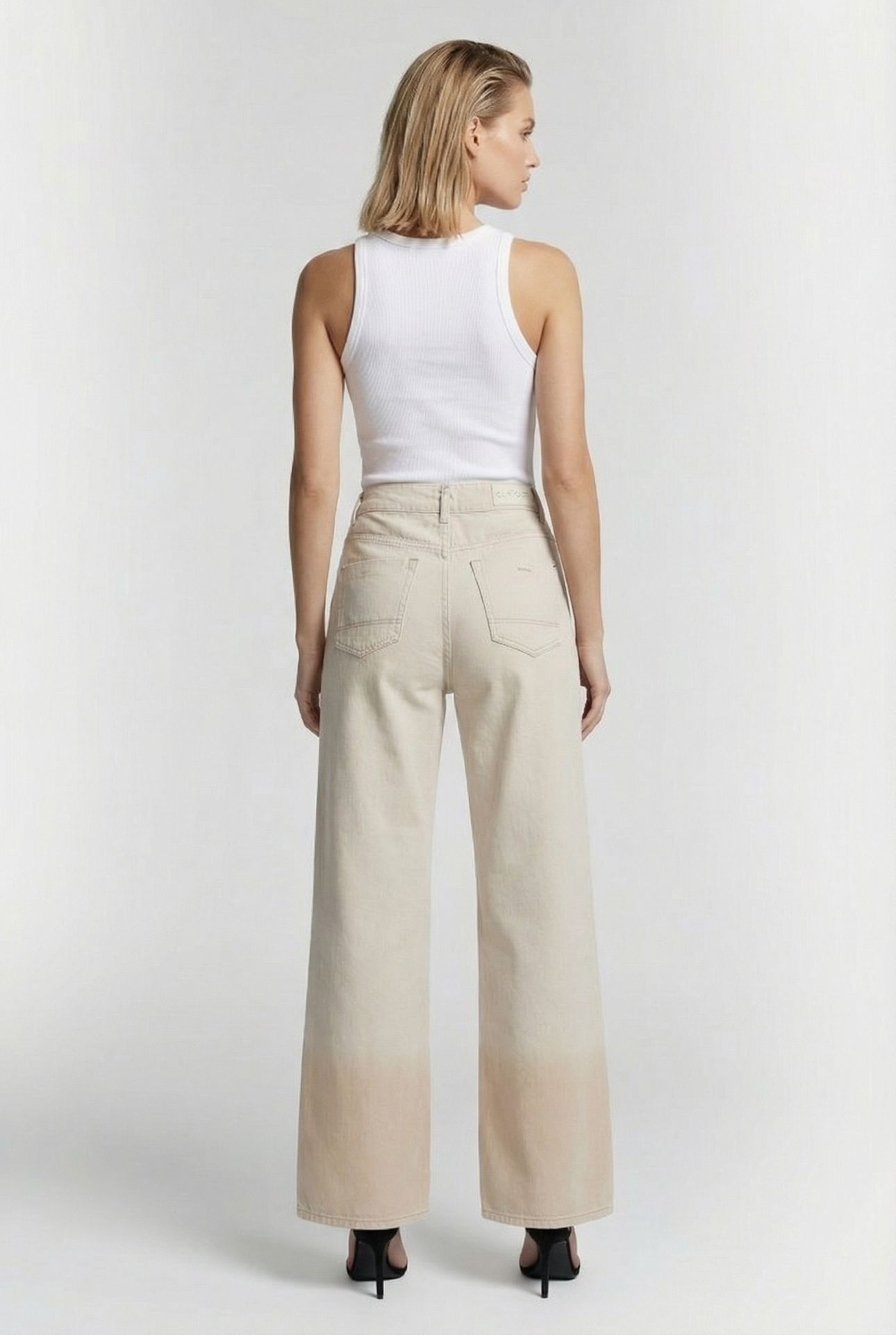 ALYA WIDELEG JEANS COLOURED DENIM ROSE SMOKE 2