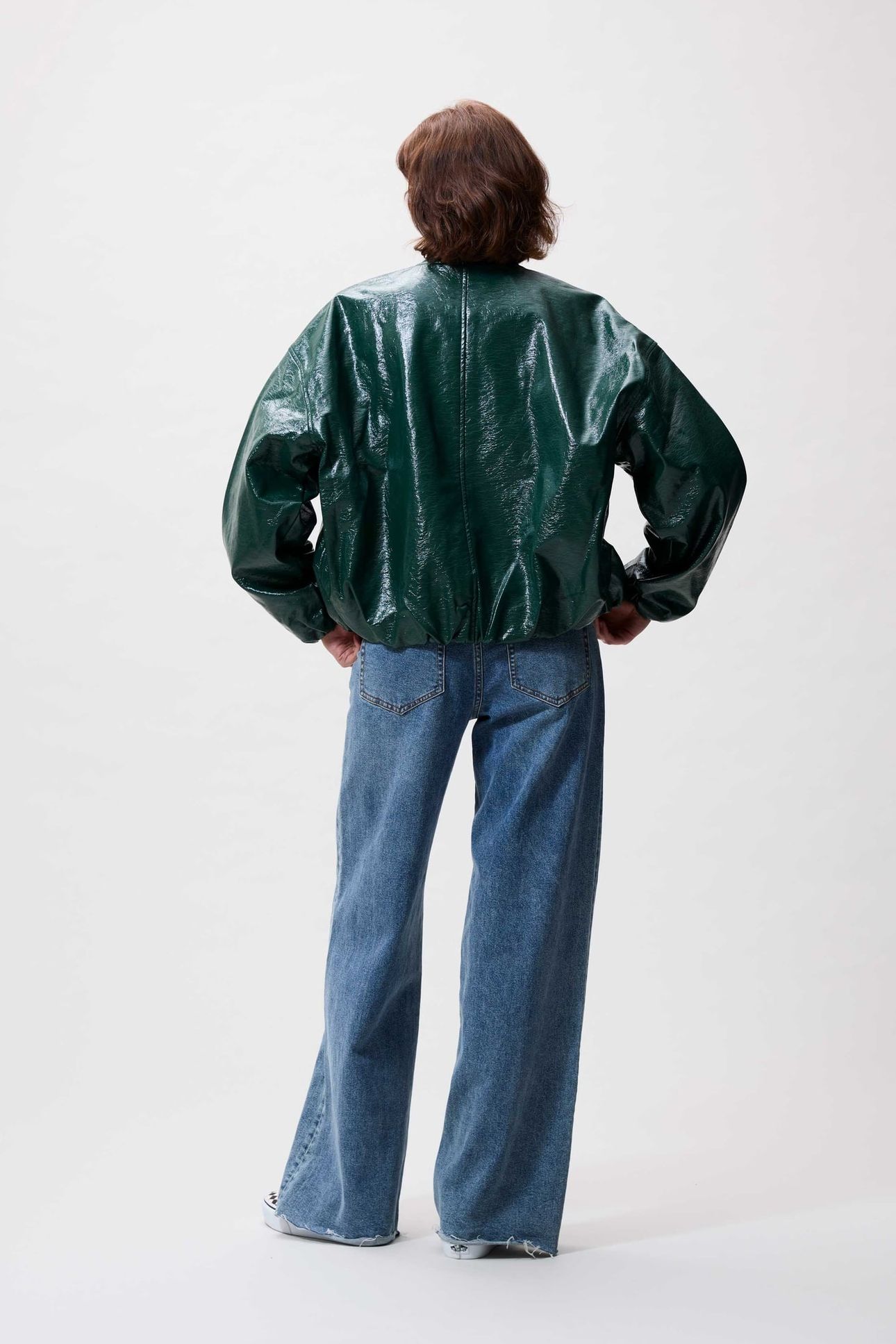TUCK IN VARSITY JACKET PINE FOREST 3