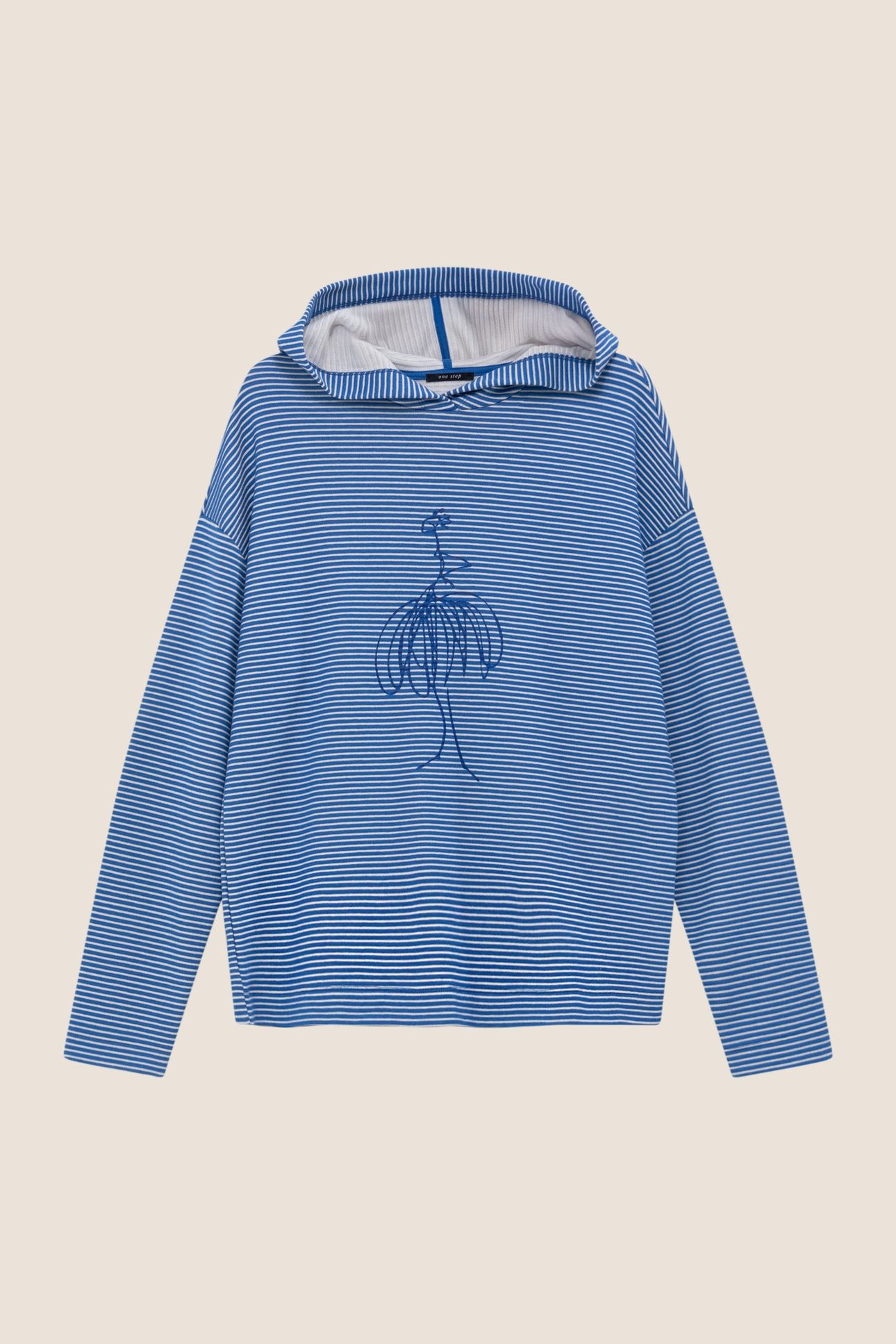 MELKI - SAILOR T-SHIRT WITH SEQUINED DANCER HOODIE 3