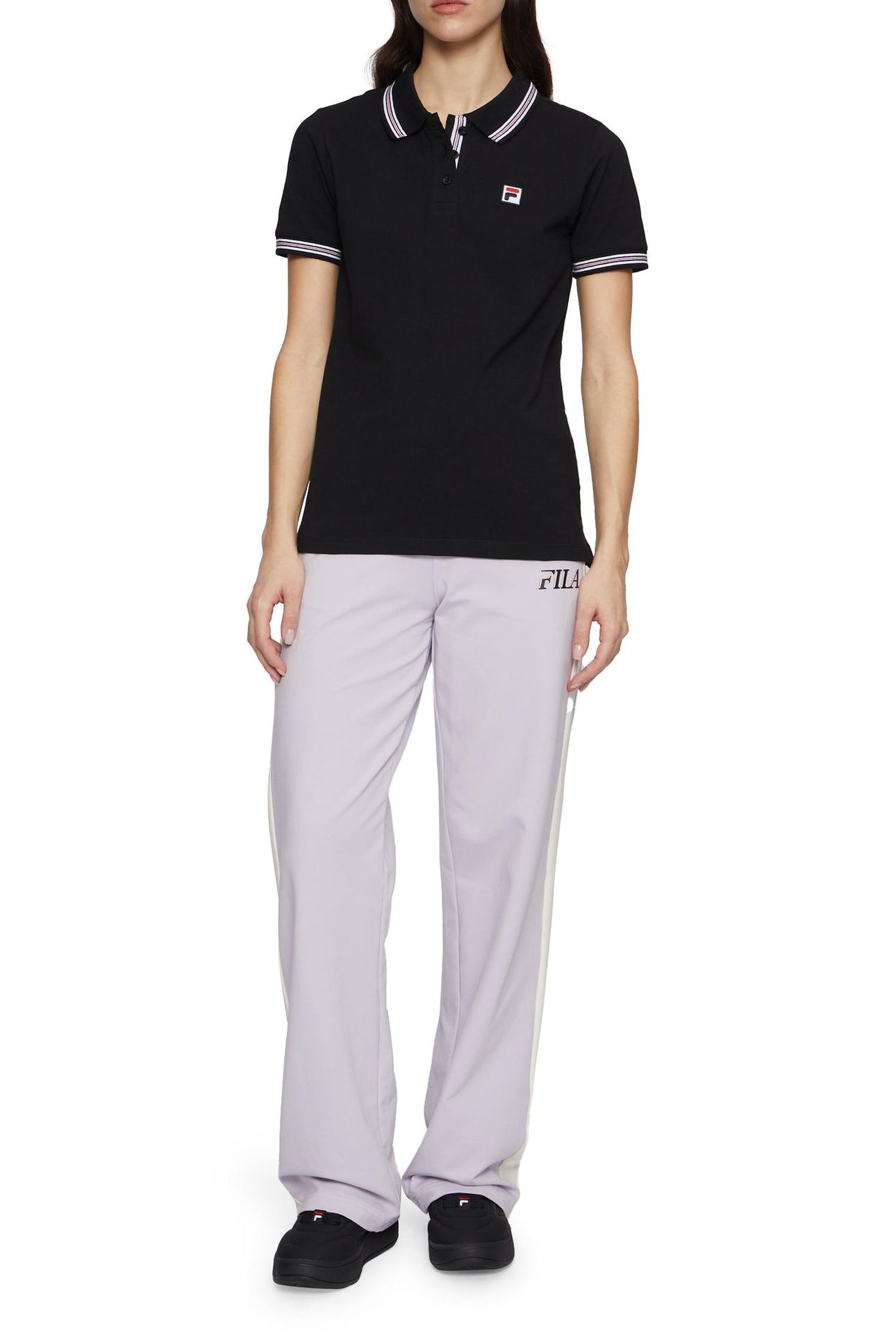 LOMRE SLIM POLO SHIRT BLACK 1