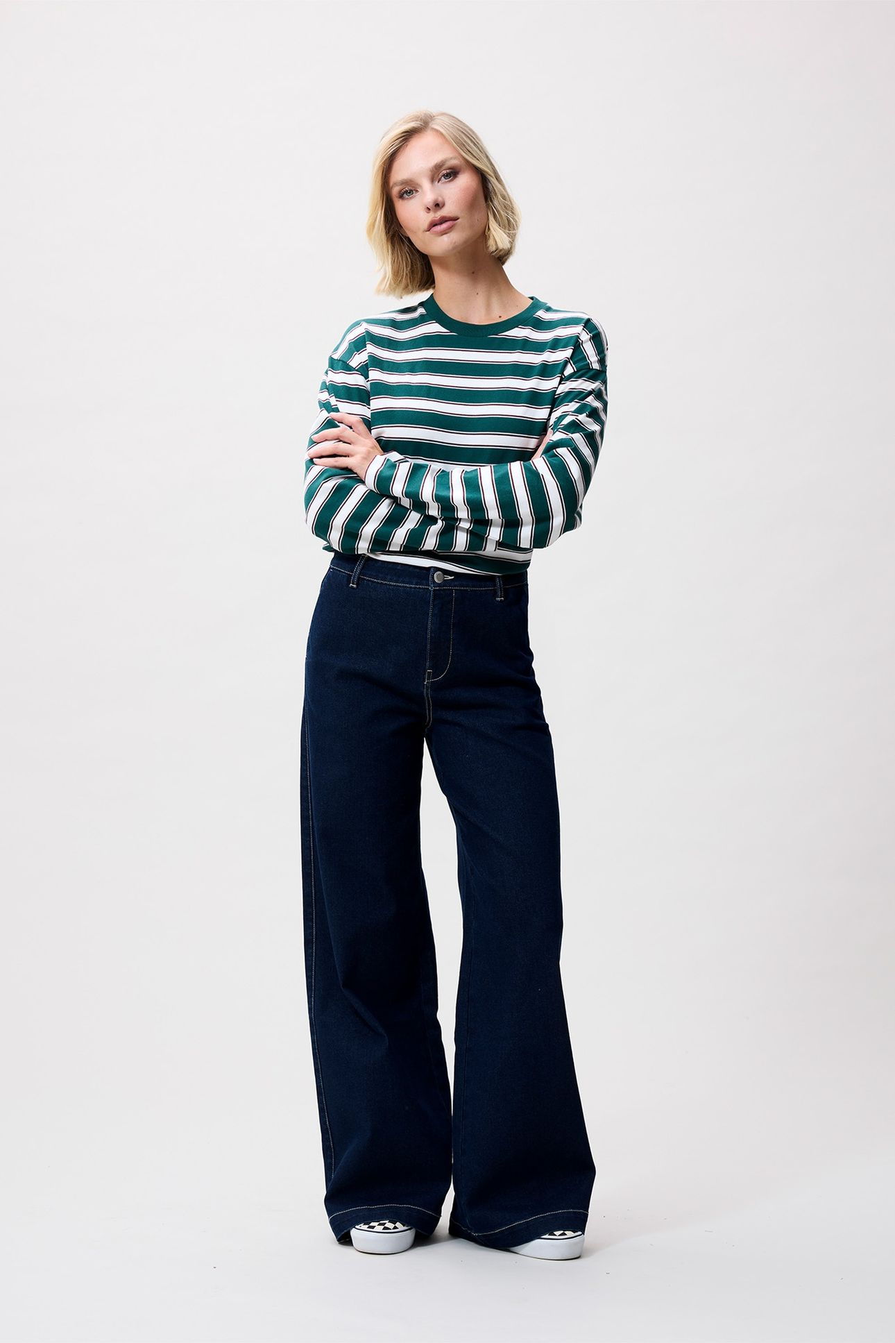 TAILORED JEANS DARK BLUE 1