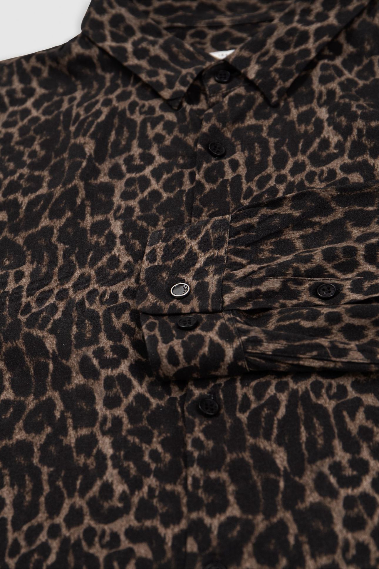 SLIM GREY LEOPARD PRINT SHIRT 7