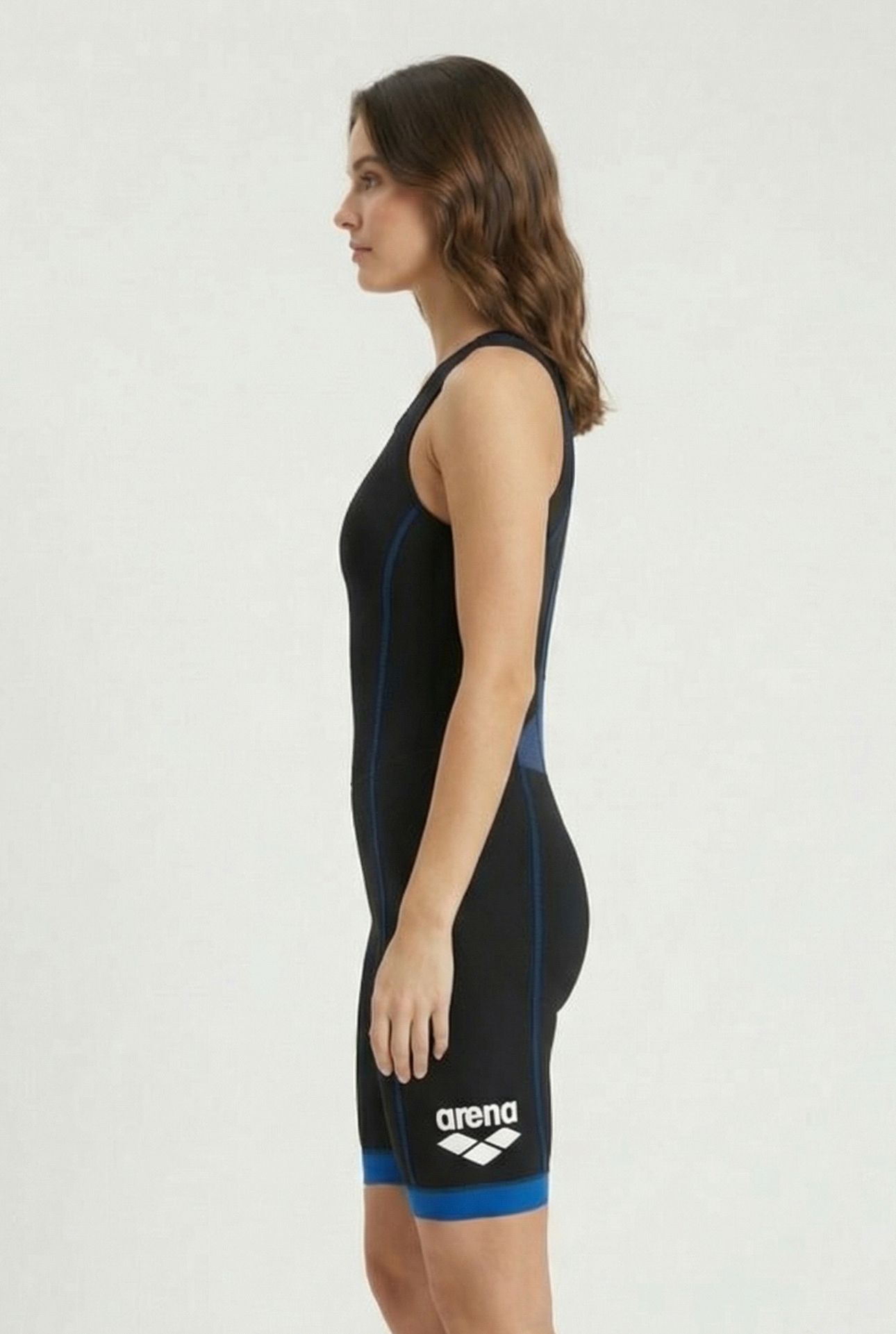 W TRISUIT ST 2.0 REAR ZIP BLACK/ROYAL 3