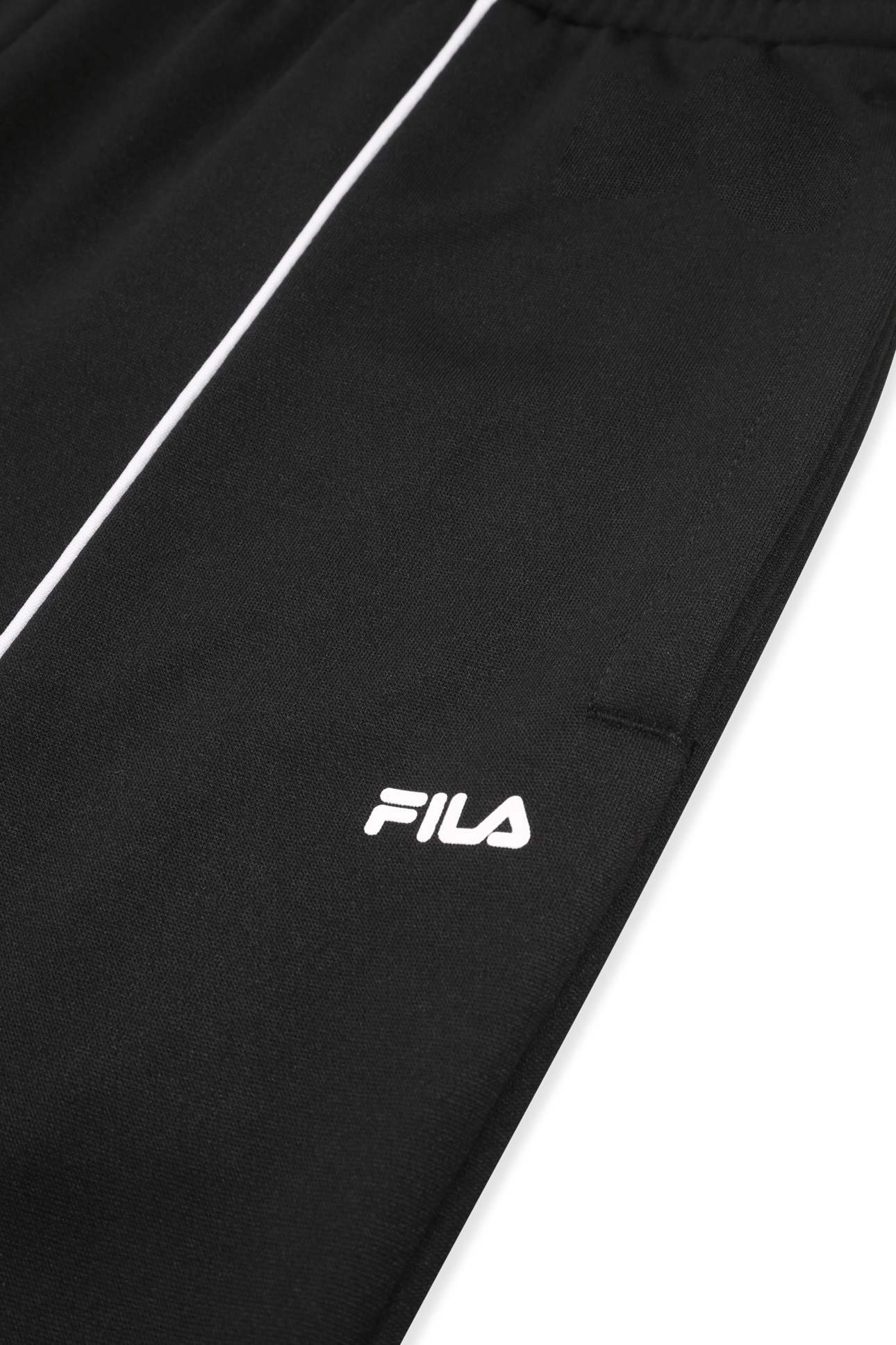 RIVOLI WIDE TRACK PANTS BLACK 7