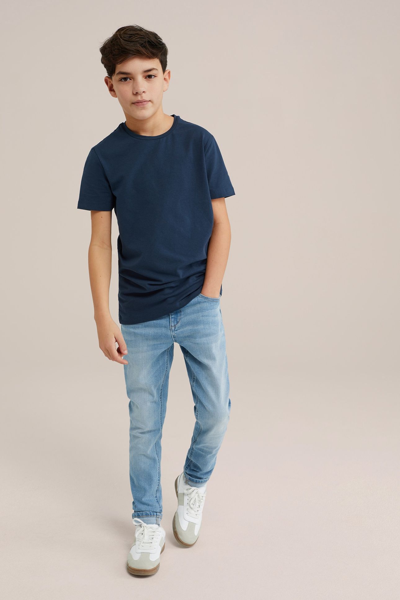 5-POCKET MID WAIST LIGHT BLUE 1