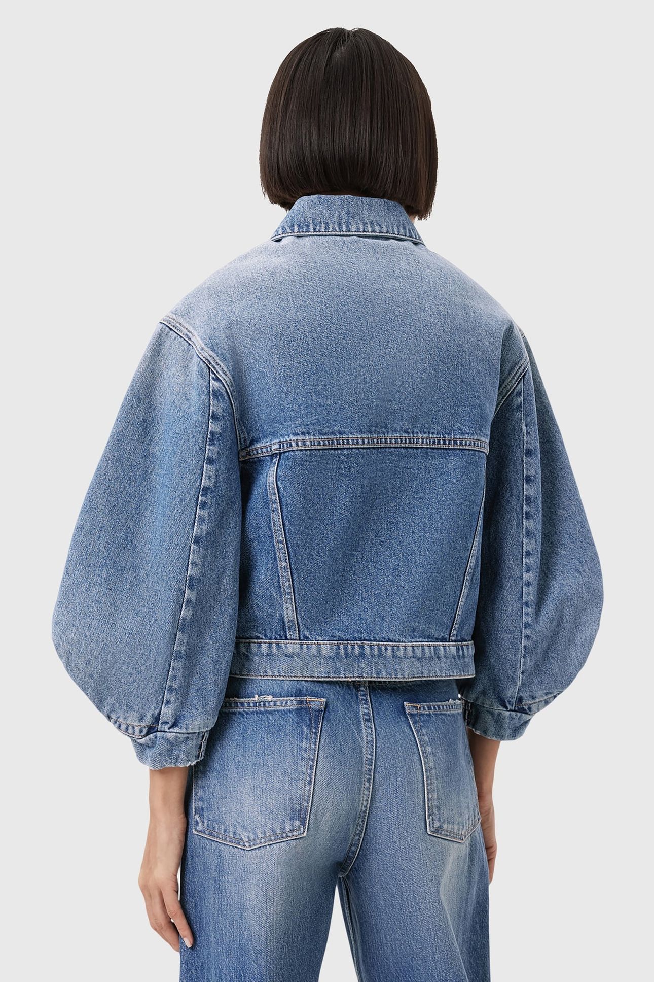 LUCA DENIM JACKET MID INDIGO 5
