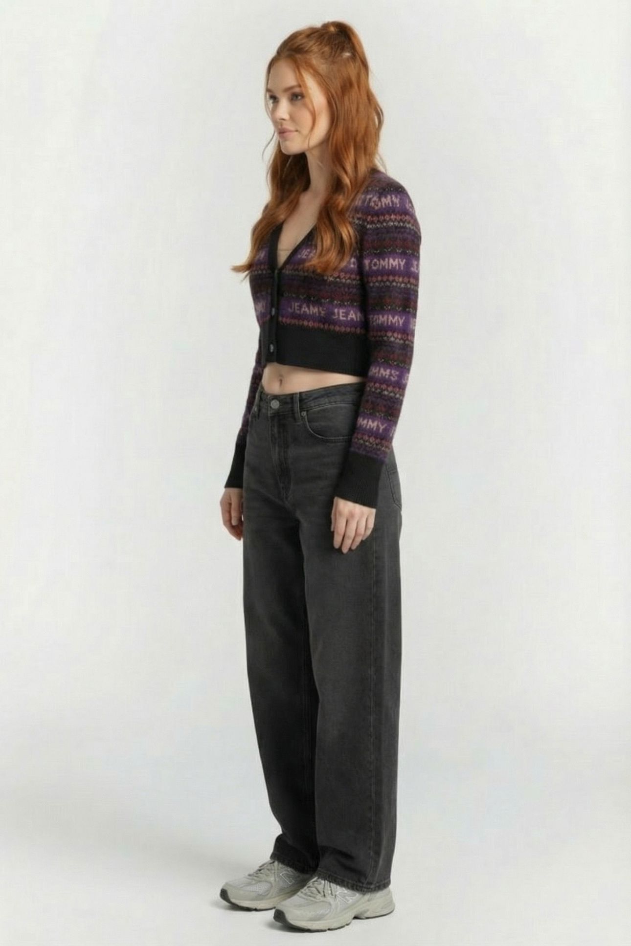 FAIRISLE CARDIGAN BLACK 3