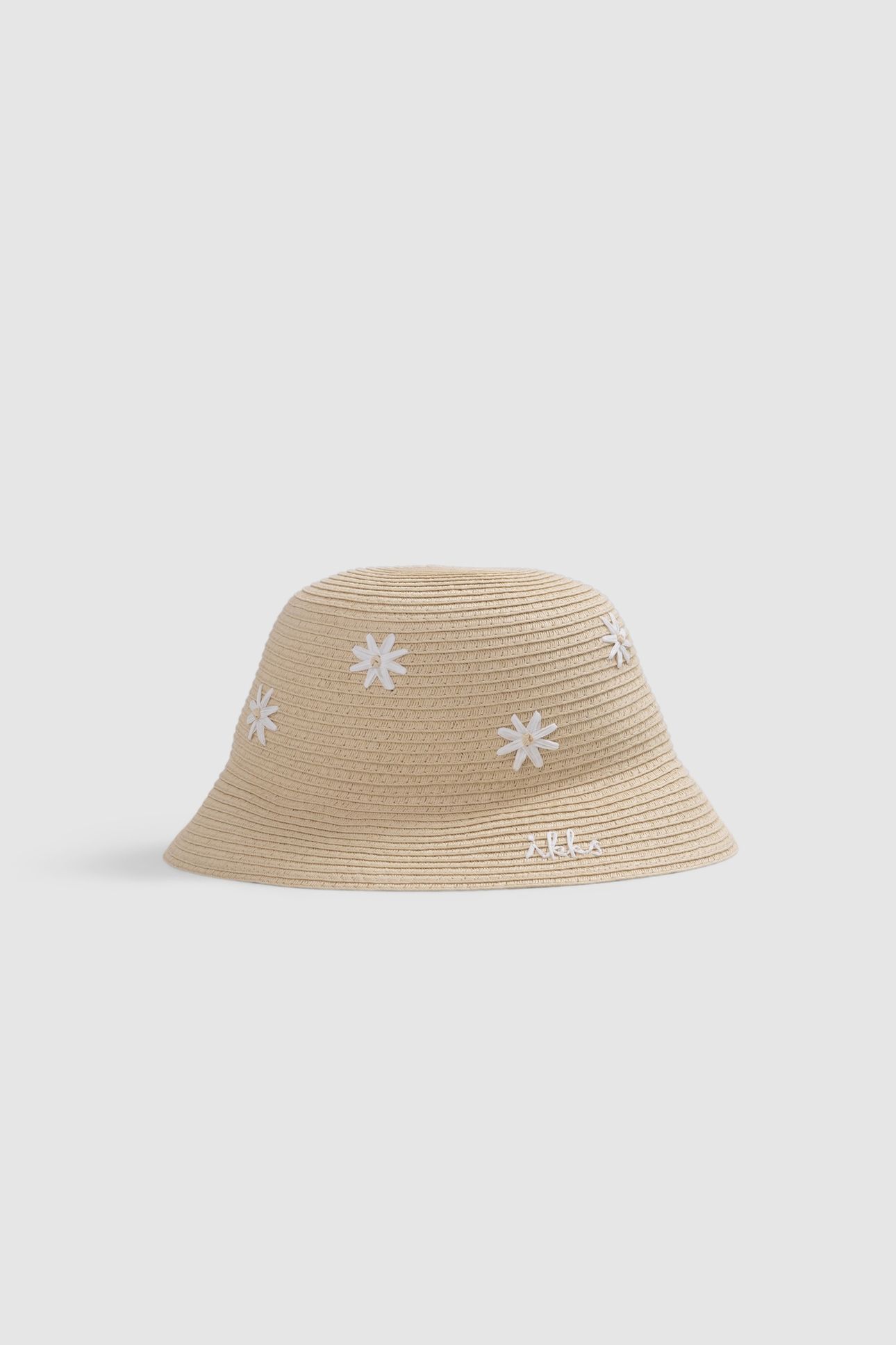BEIGE FLORAL HAT 2