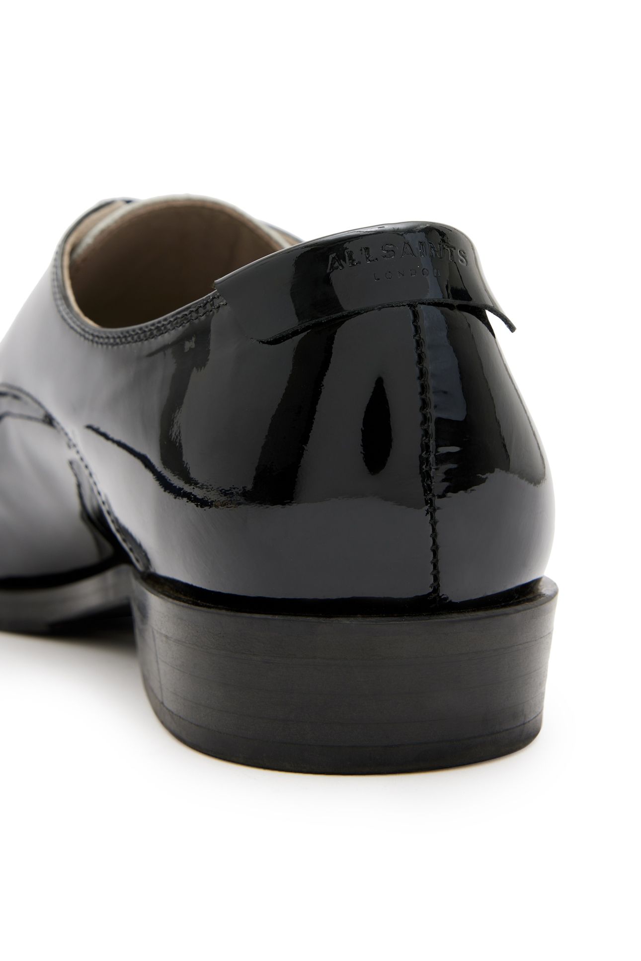 LEX PATENT LACE UP BLACK/WHITE 4