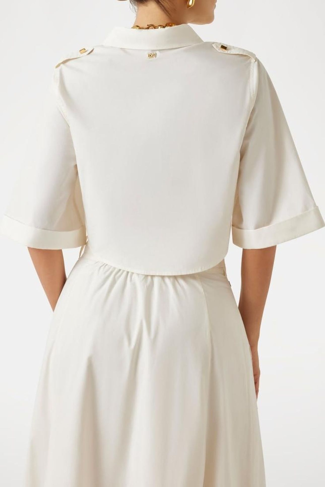 MARCIANO BY GUESS PAT CROPPED SHIRT SANDY SHORE 3