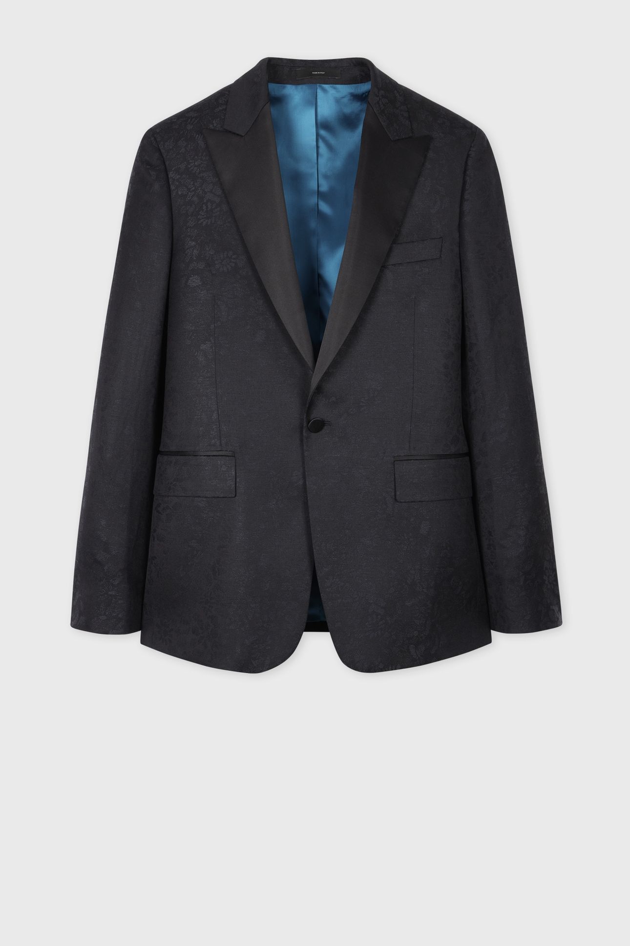 EVENING 1BTN JACKET BLACK MELANGE 3