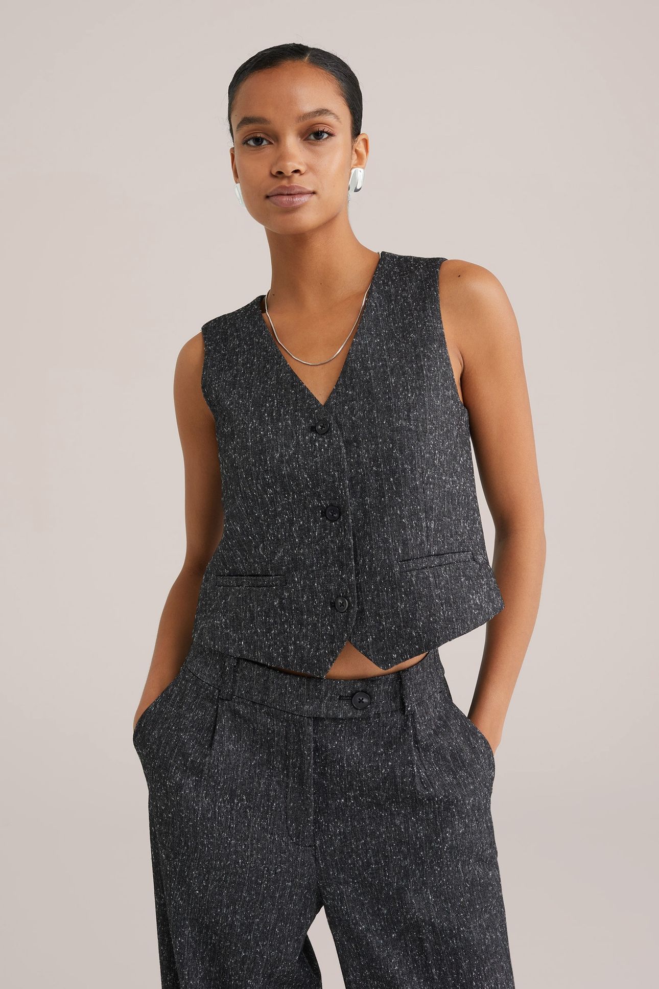 GILET DARK GREY 1