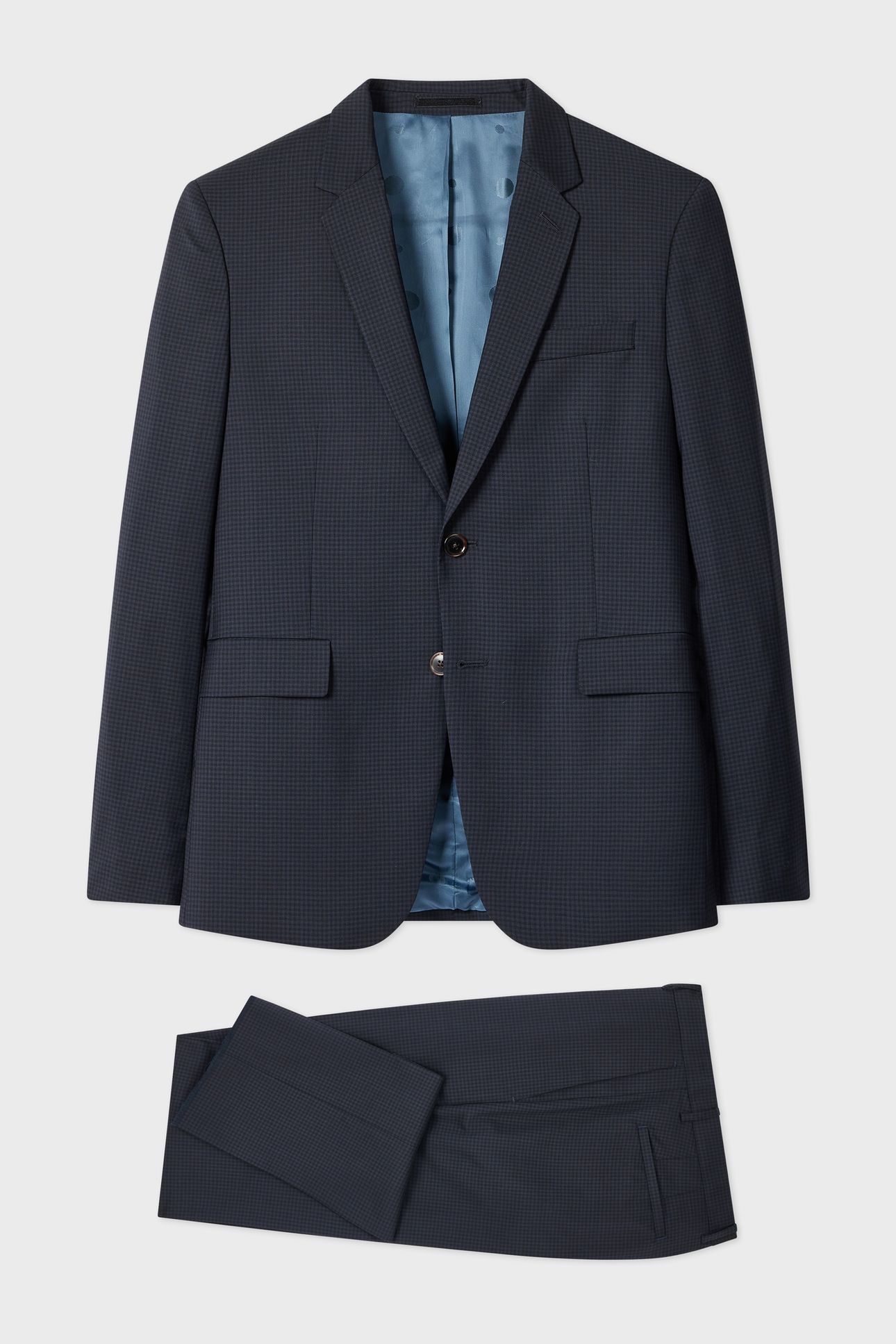 SLIM FIT 2 BUTTON SUIT VERY DARK NAVY 1