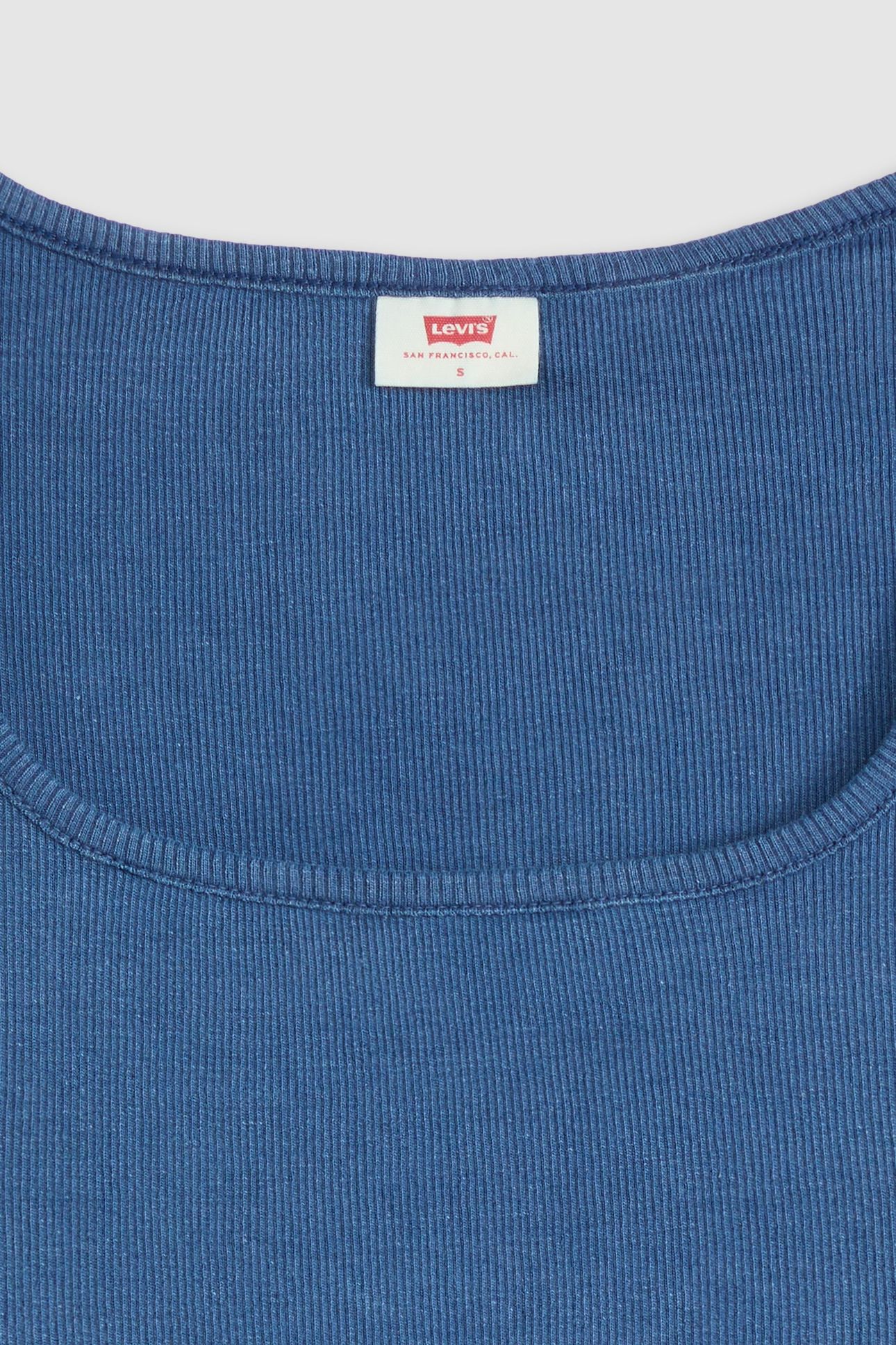 ESSENTIAL SQUARE NECK TEE BLUE 5