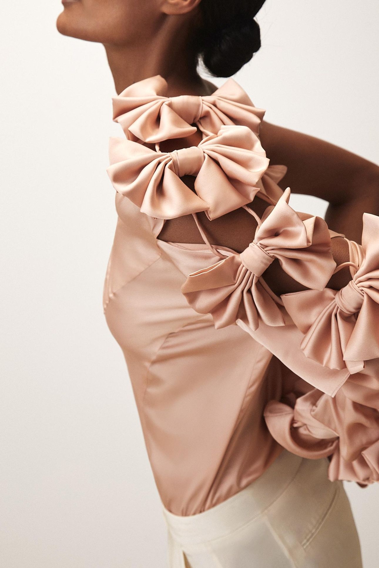 BOW SLEEVE TOP PALE PINK 8