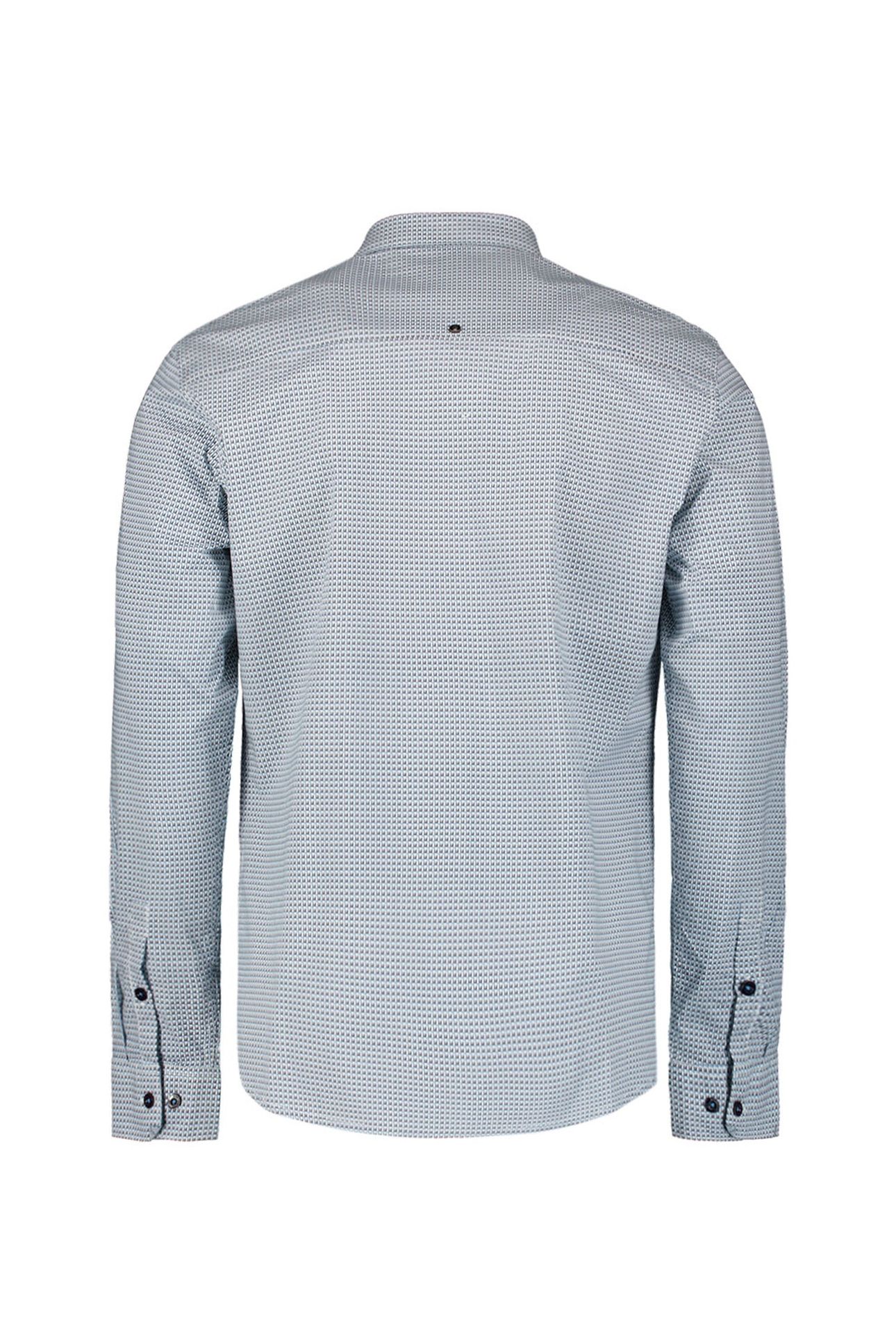 SHIRT STRETCH ALLOVER PRINTED SEABLUE 6