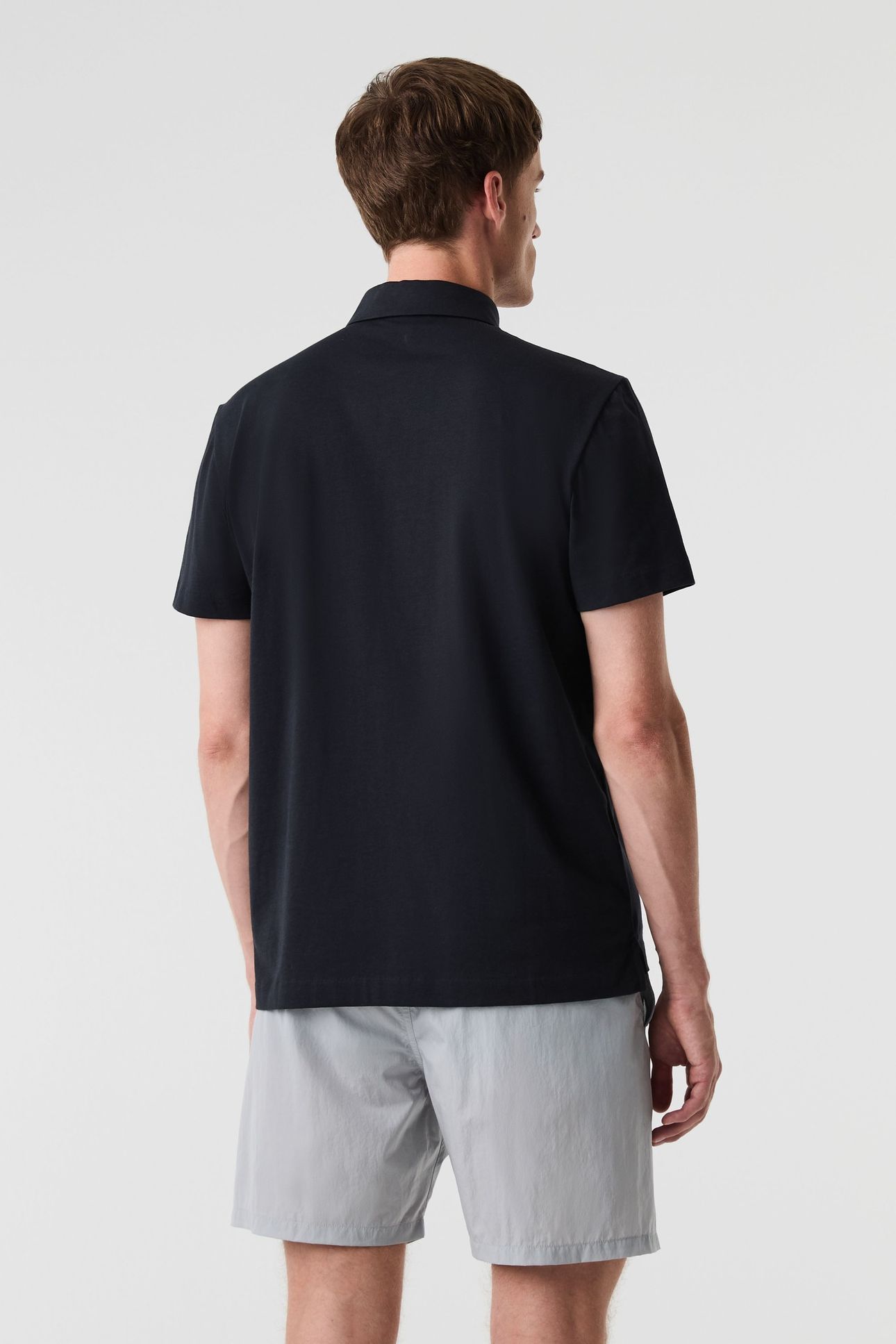 JOMAR V1.Y9.01 POLO SHIRT SHORT BLACK 2