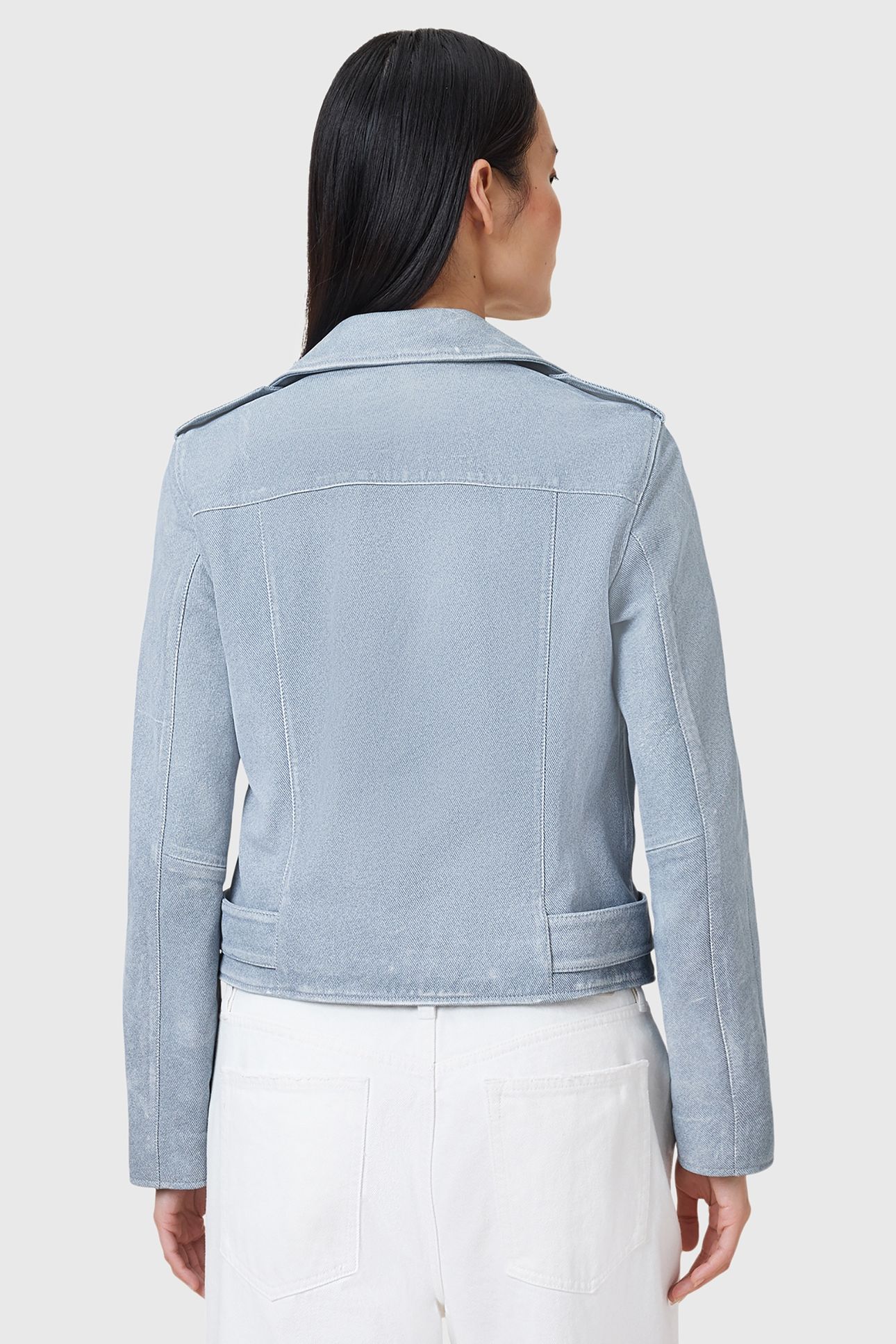 BALFERN BIKER PALE DENIM BLUE 2