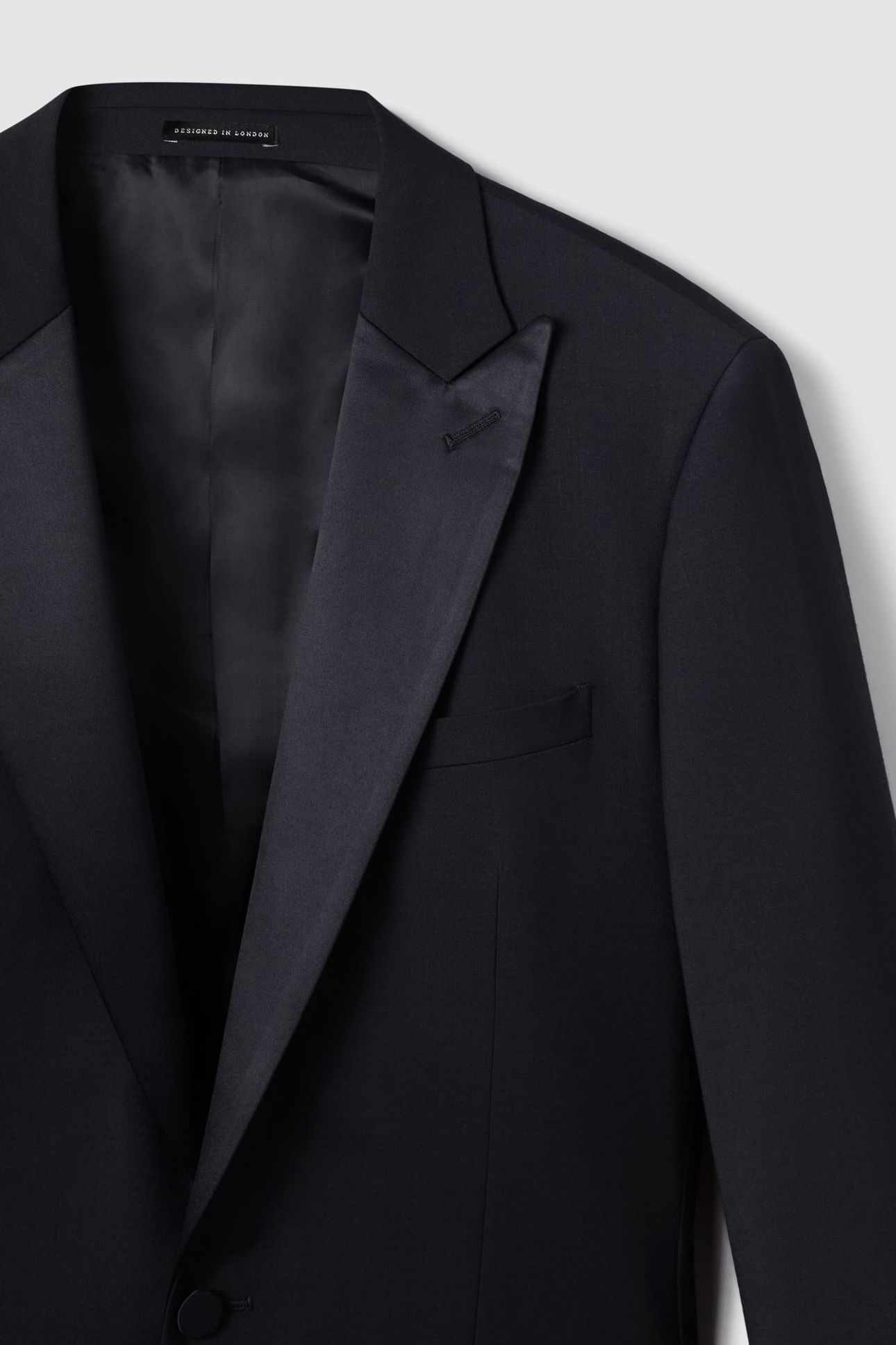 SB 1B SATIN PEAK SLIM TUX JACKET NAVY 6