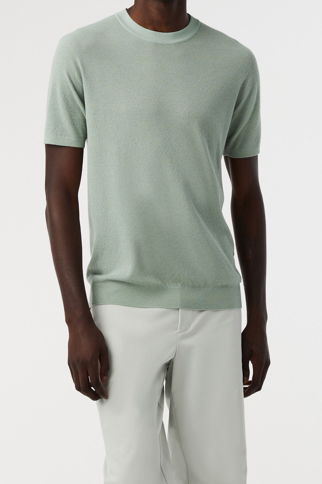 FECAS V2.Y8.01 FLAT-KNIT-SHIRT DUSTY MINT 1