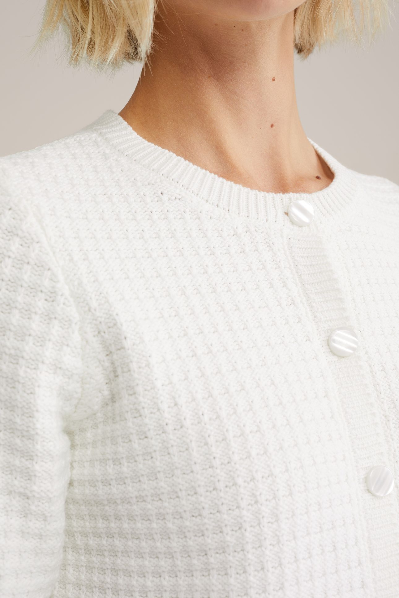 KNITTED CARDIGAN OFF-WHITE 6