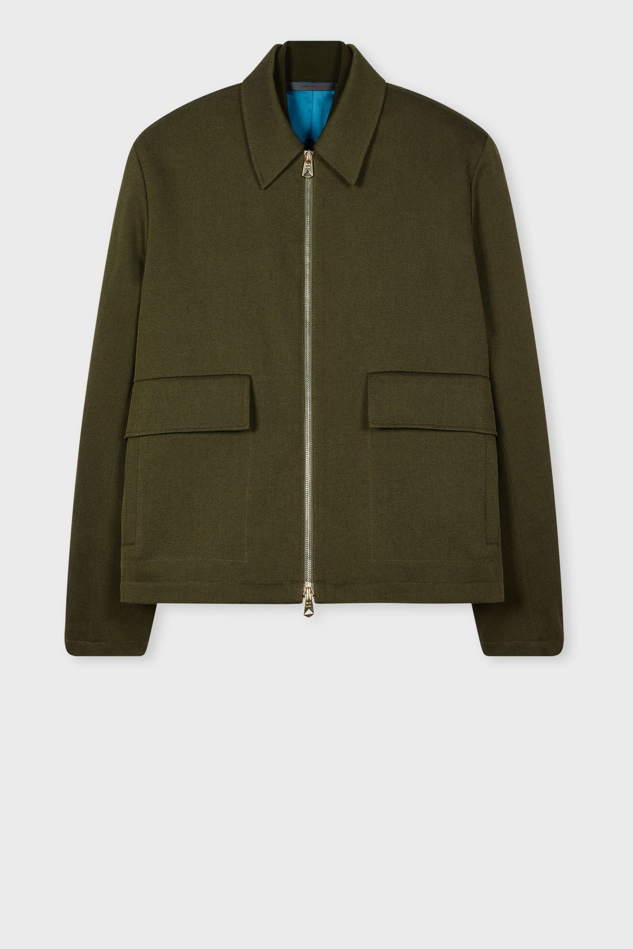 REGULAR FIT JACKET MILITARY GREEN 6