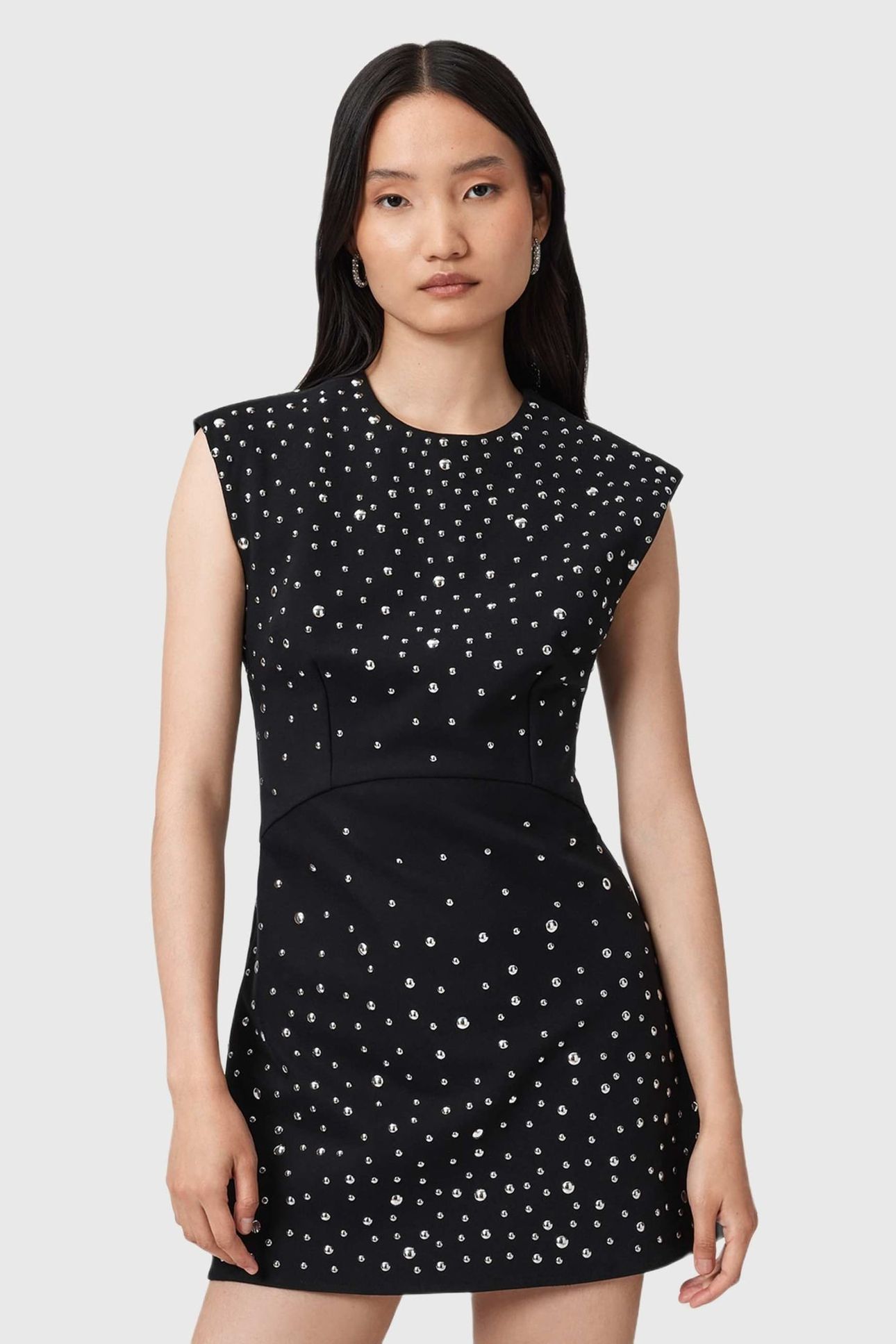 TAMARA EMB DRESS BLACK 1