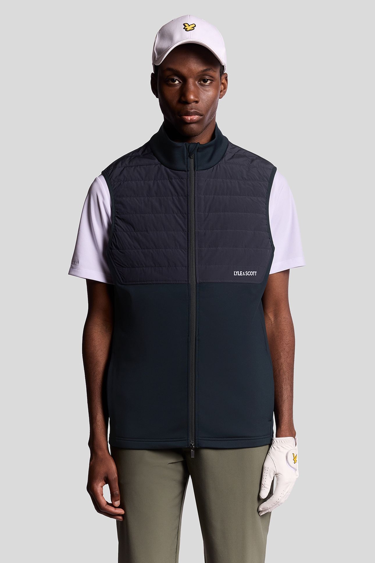 GOLF WINDJAMMER FULL ZIP VEST DARK NAVY 2