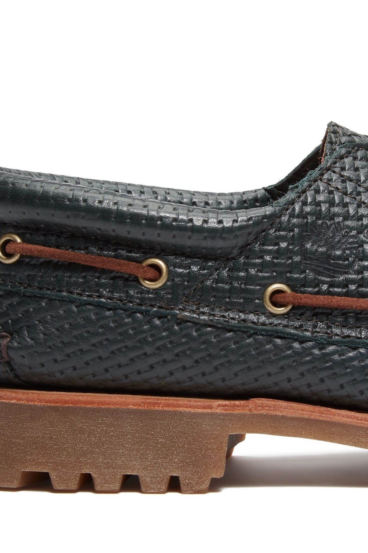 AUTHENTIC BOAT SHOE DARK GREEN FULL GRAIN 6