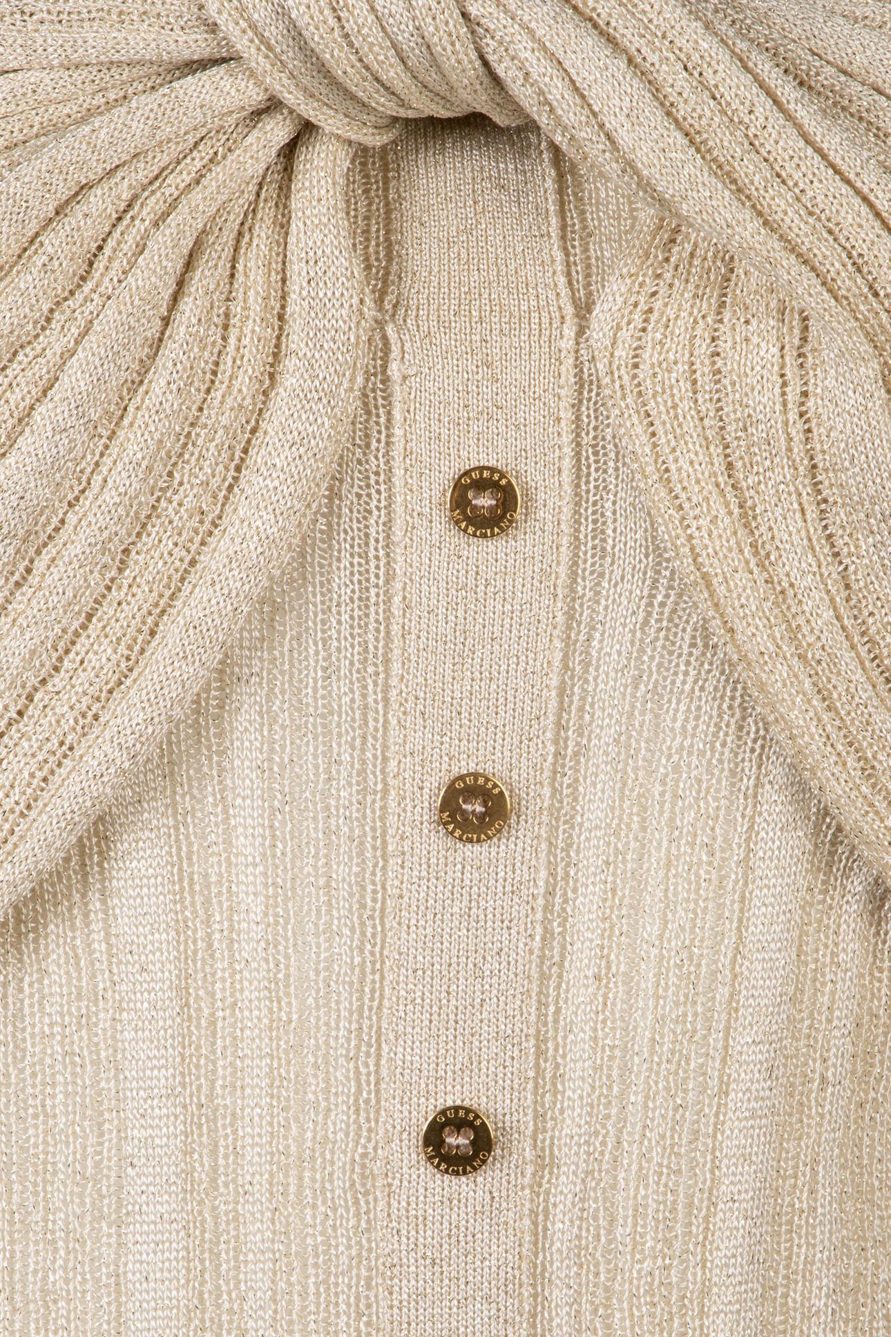 MARCIANO BY GUESS GIA SWEATER TOP SANDY SHORE + GOLD 4