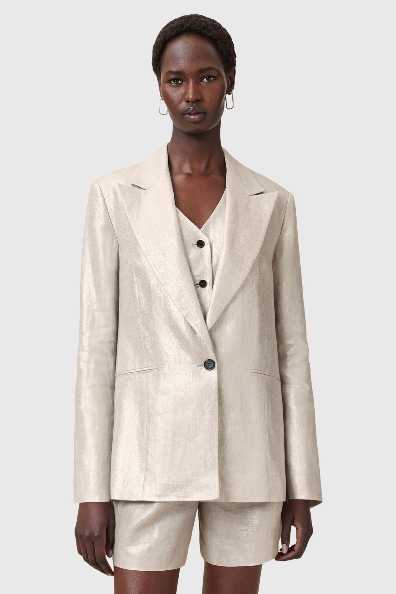AVERIE BLAZER SILVER GREY 3