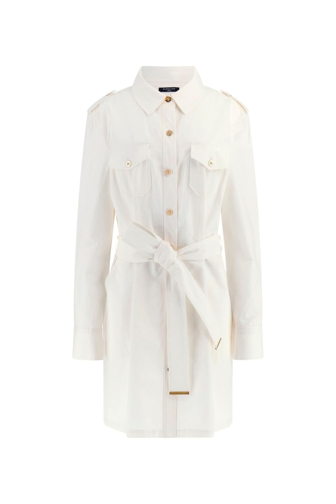 MARCIANO BY GUESS PAT SAFARI DRESS SANDY SHORE 4