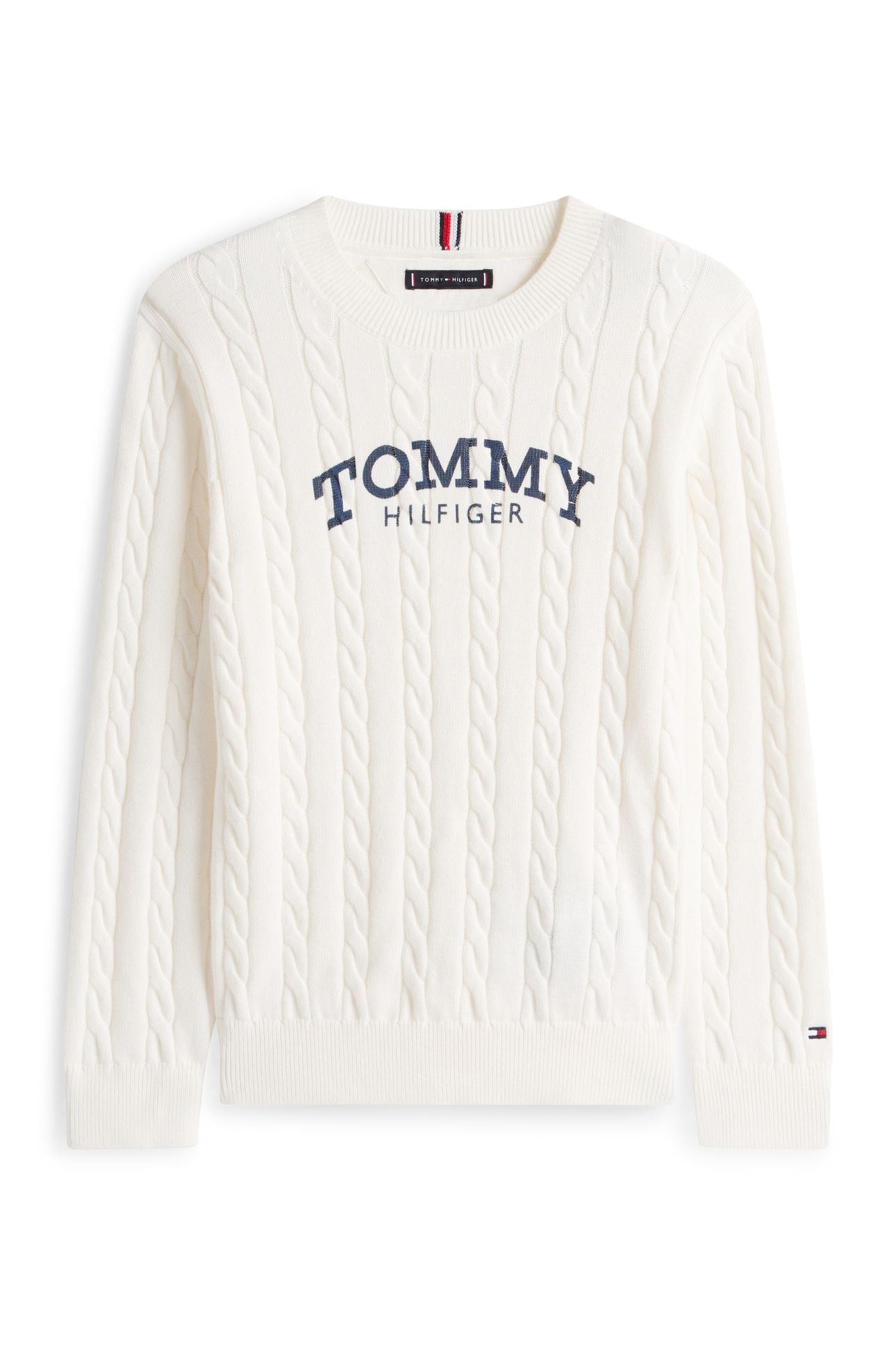 BOYS GRAPHIC CABLE SWEATER IVORY SILK 5