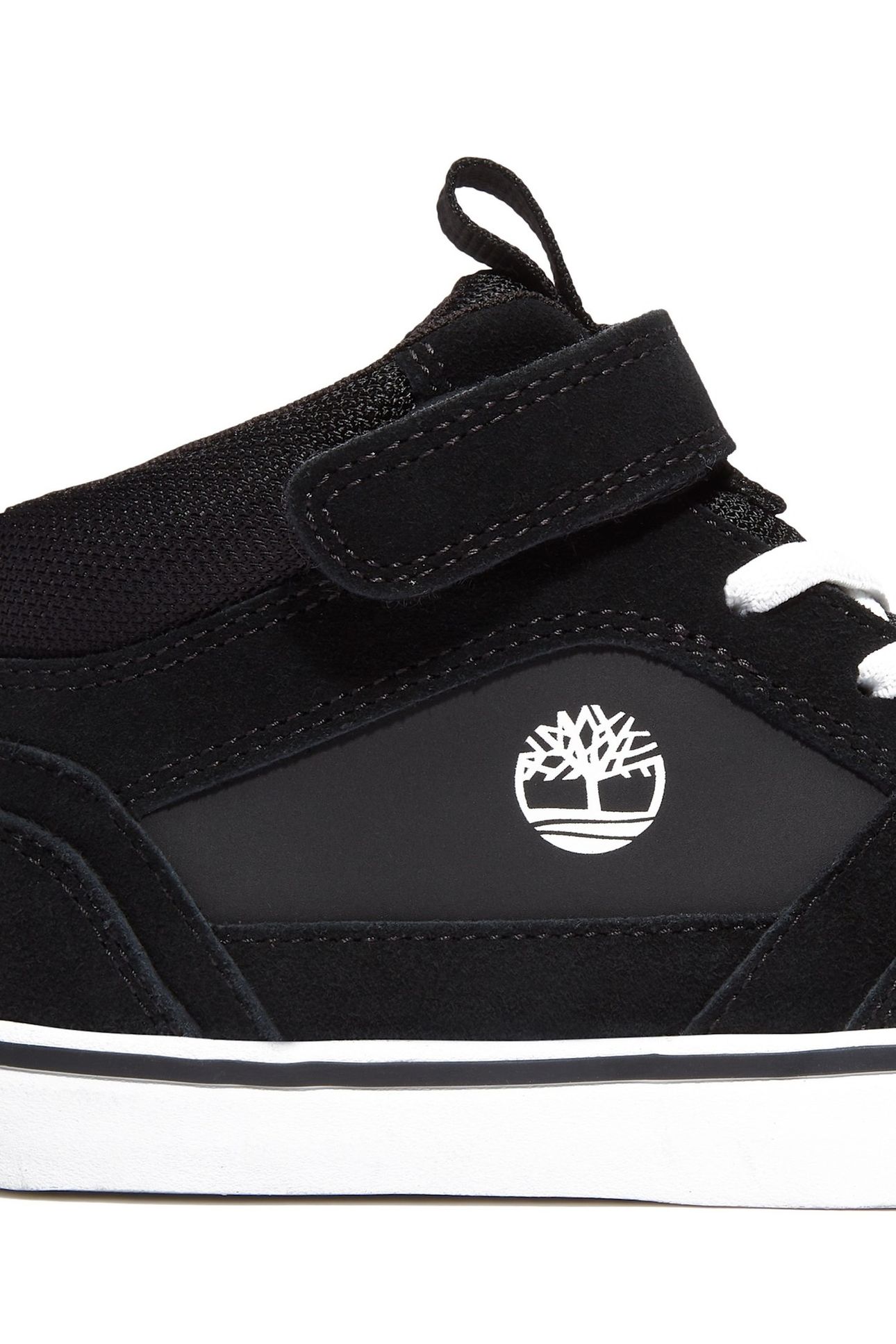 STONE JUMP MID HOOK & LOOP SNEAKER BLACK SUEDE 7