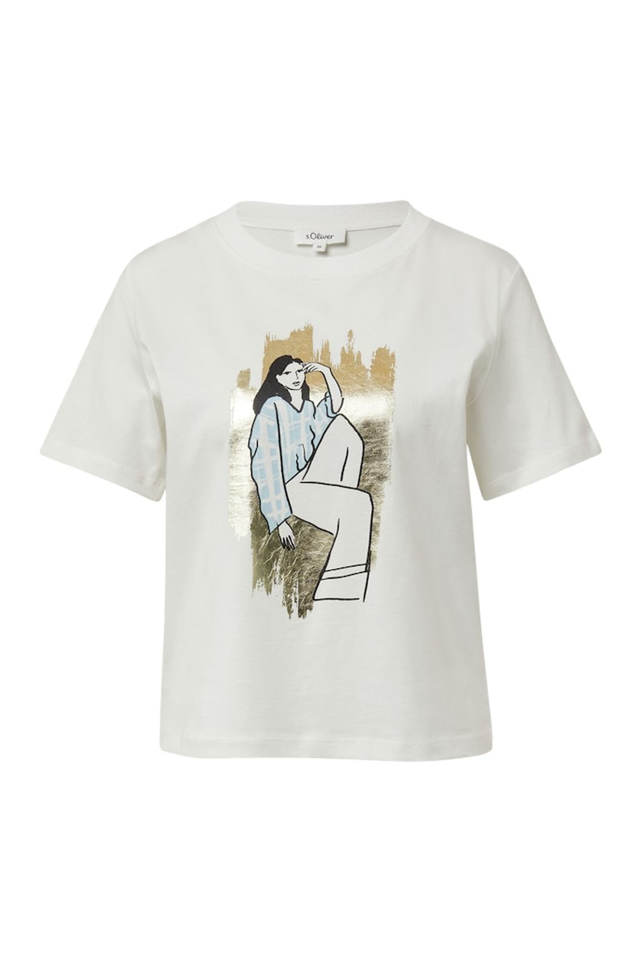 S.OLIVER T-SHIRTS OFFWHITE 4