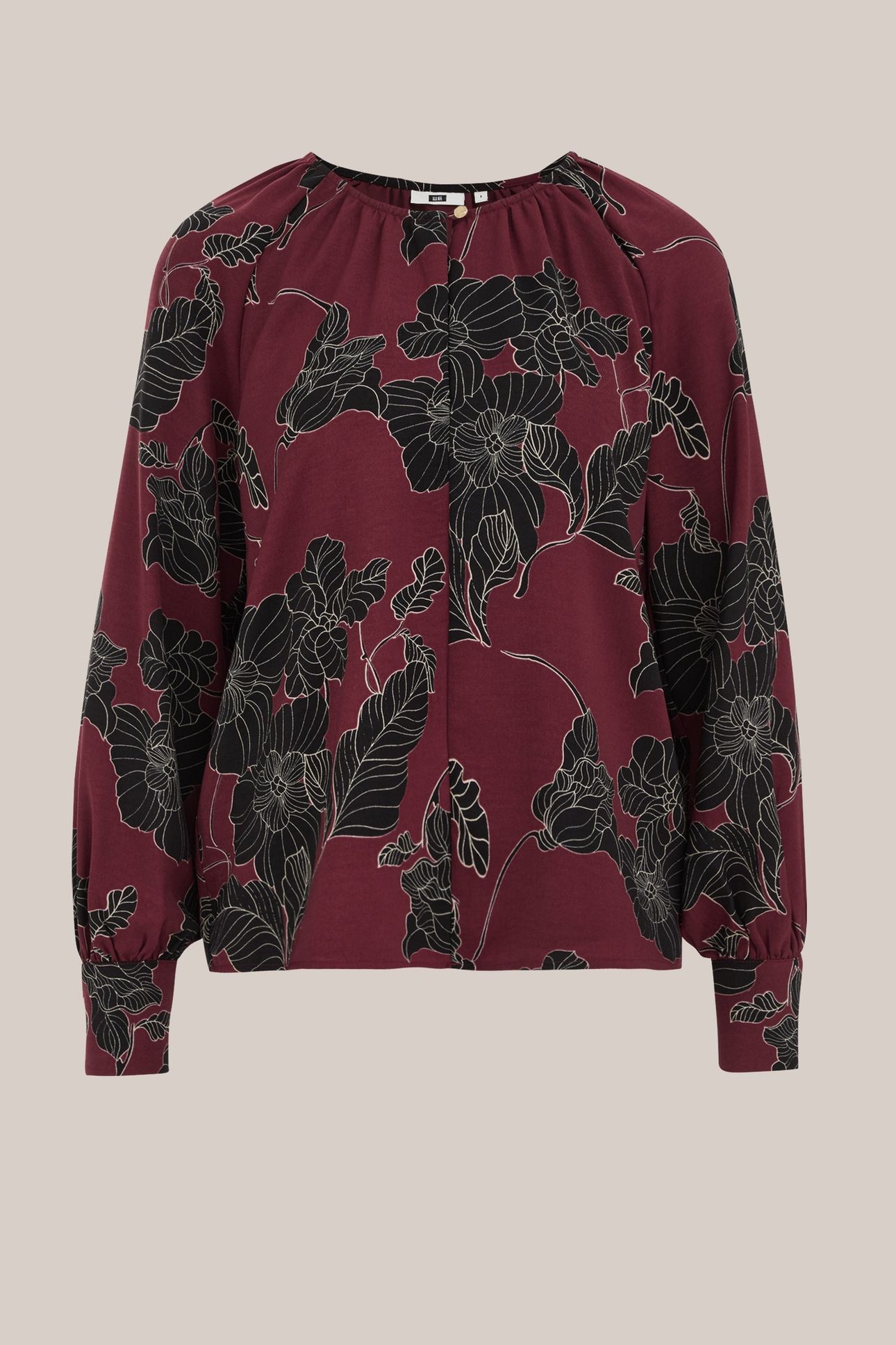 BLOUSE BURGUNDY RED 4