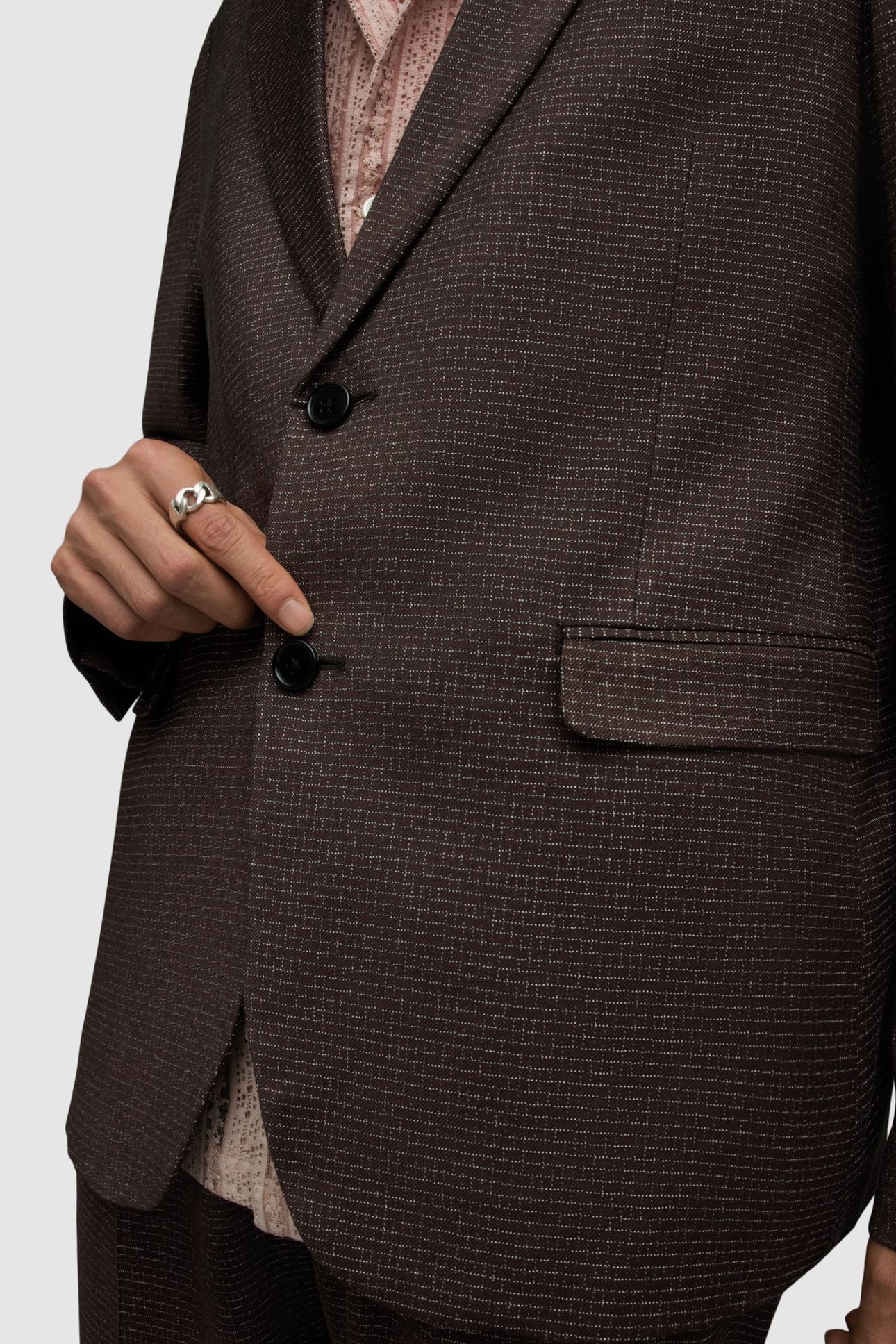 LOWDES BLAZER OXBLOOD RED 10