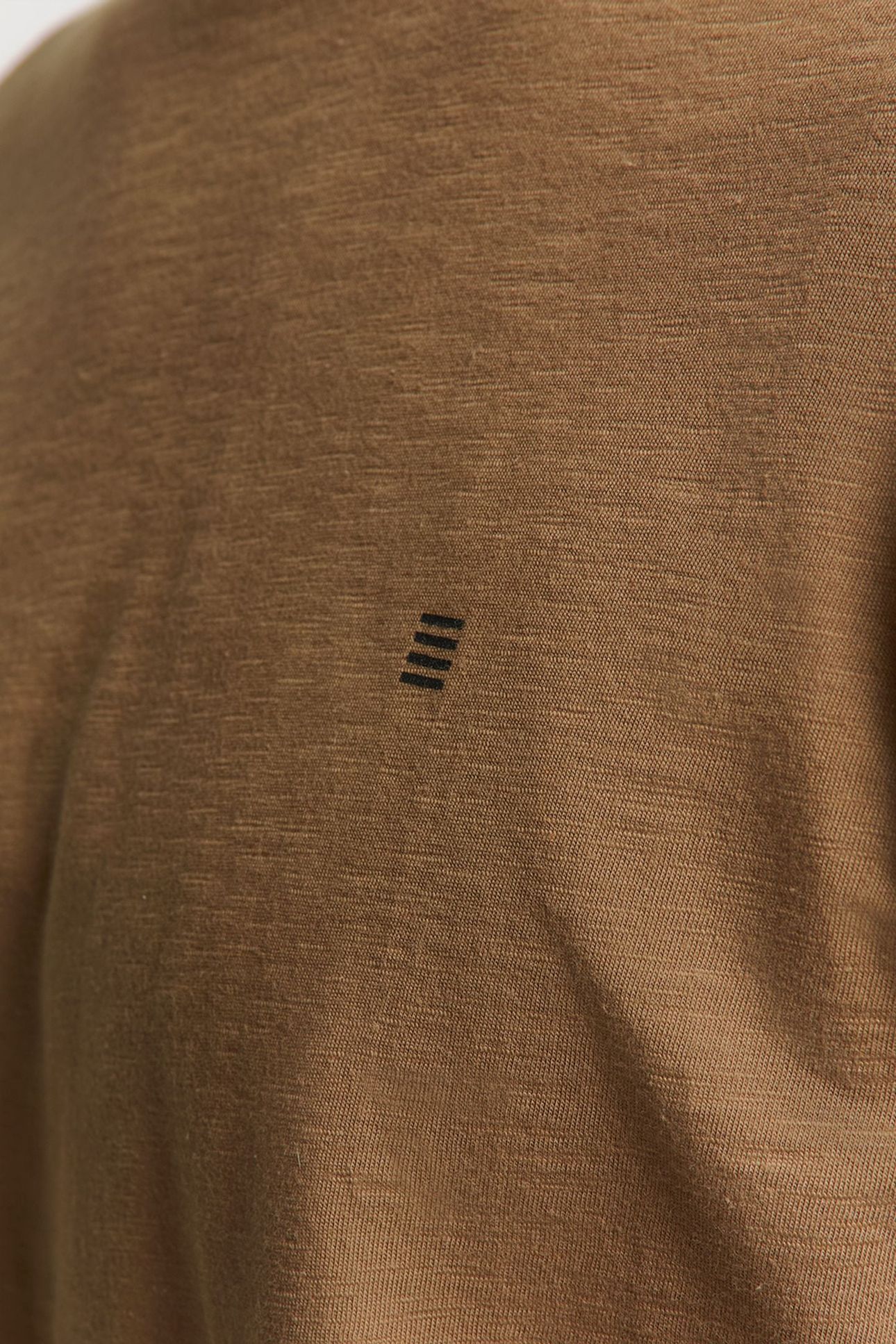 T-SHIRT CREWNECK SLUB CAMEL 7