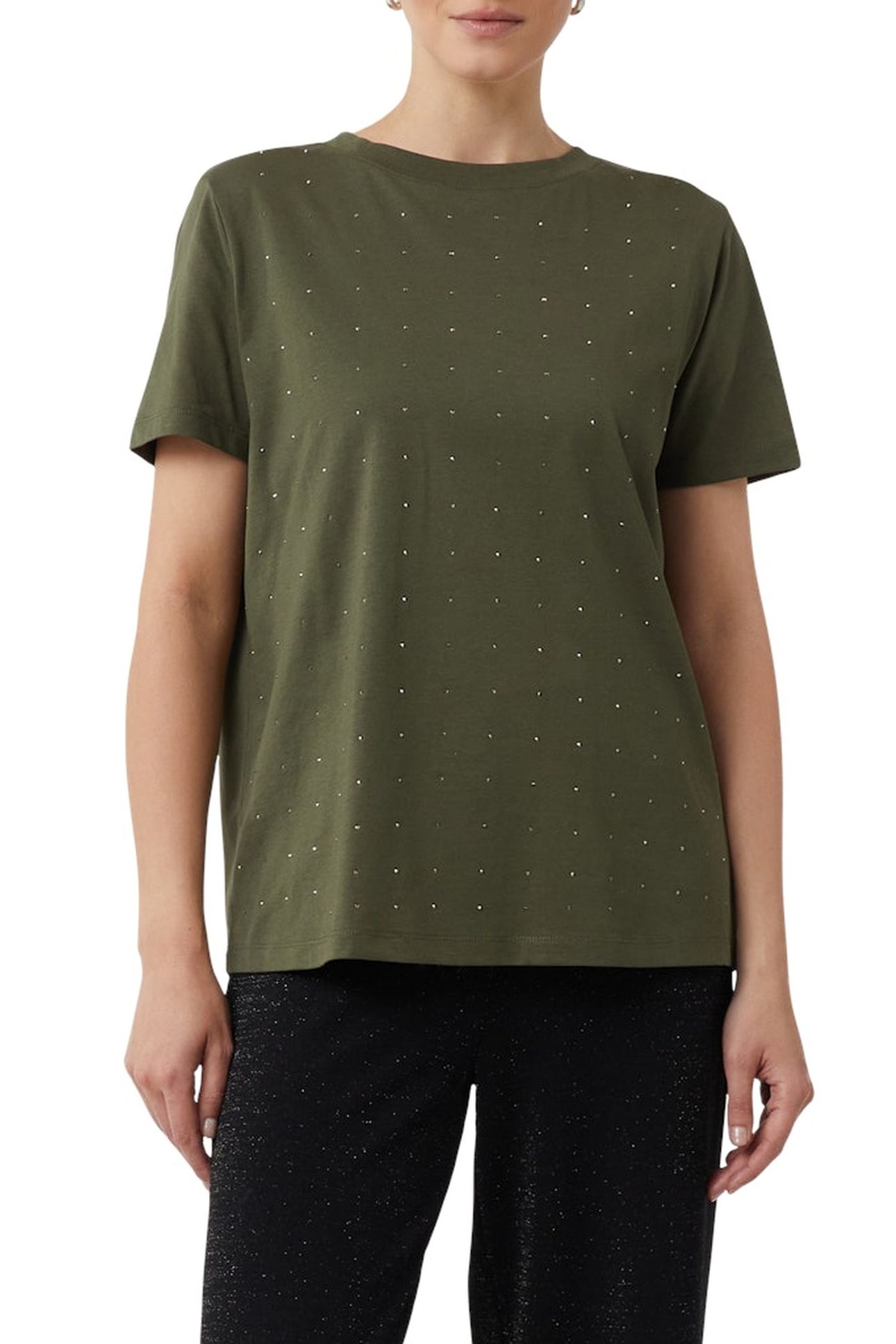 COMMA T-SHIRTS DARK GREEN 2