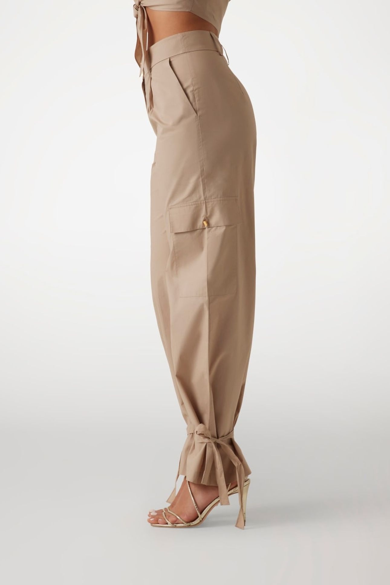 MARCIANO BY GUESS PAT CARGO PANT NATURAL ALMOND 4
