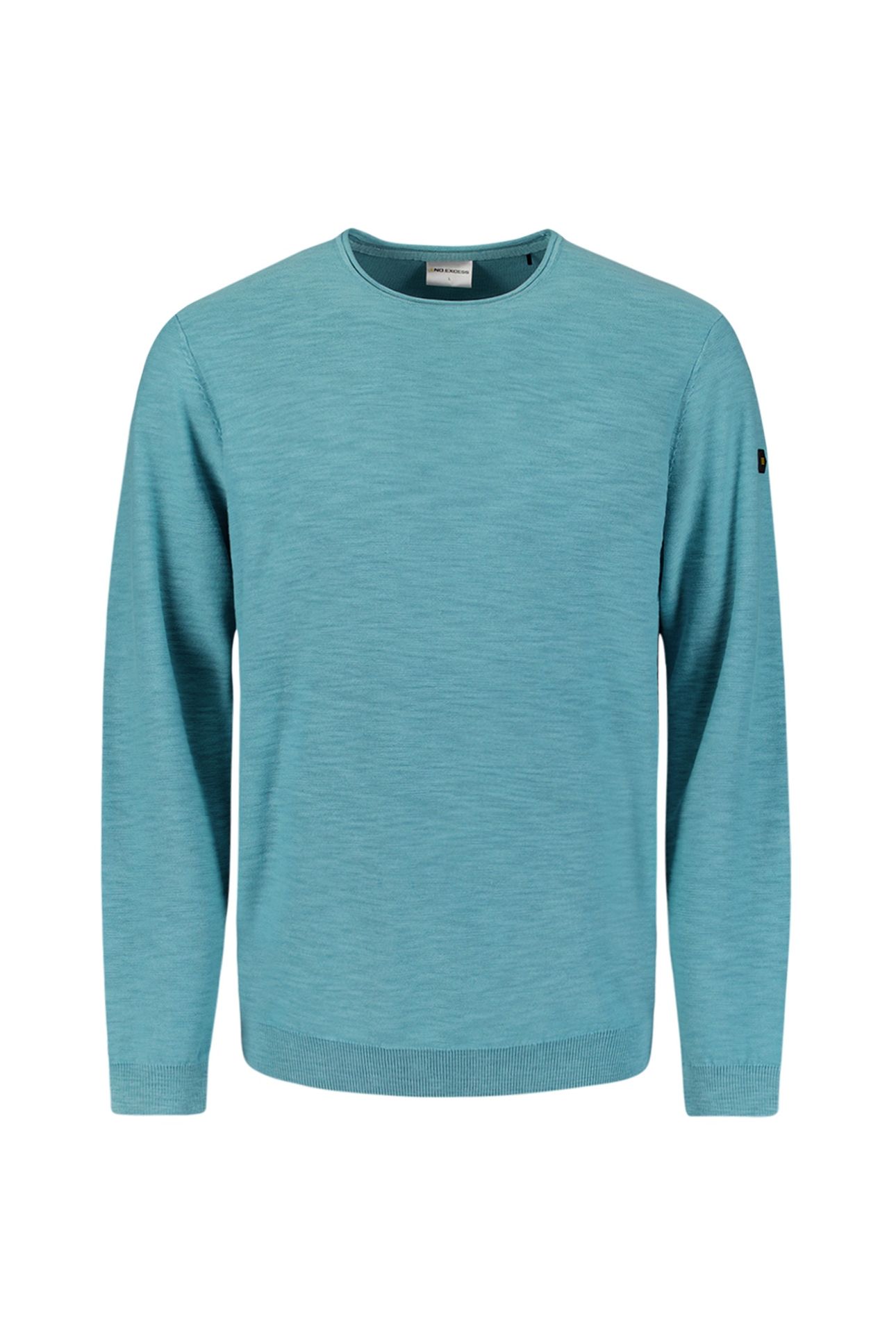 PULLOVER CREWNECK GARMENT DYED + STONE WASHED SEABLUE 6