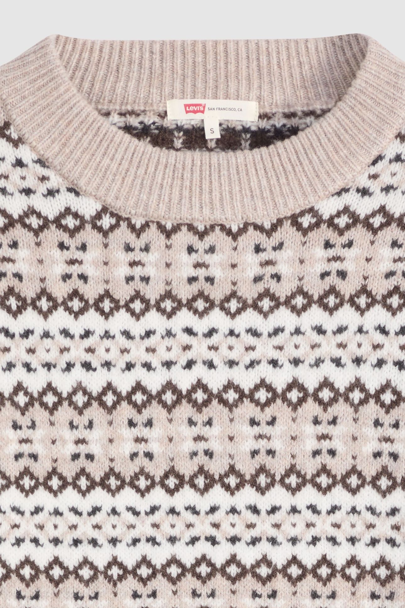 INES FAIRLISLE SWEATER NEUTRAL 6