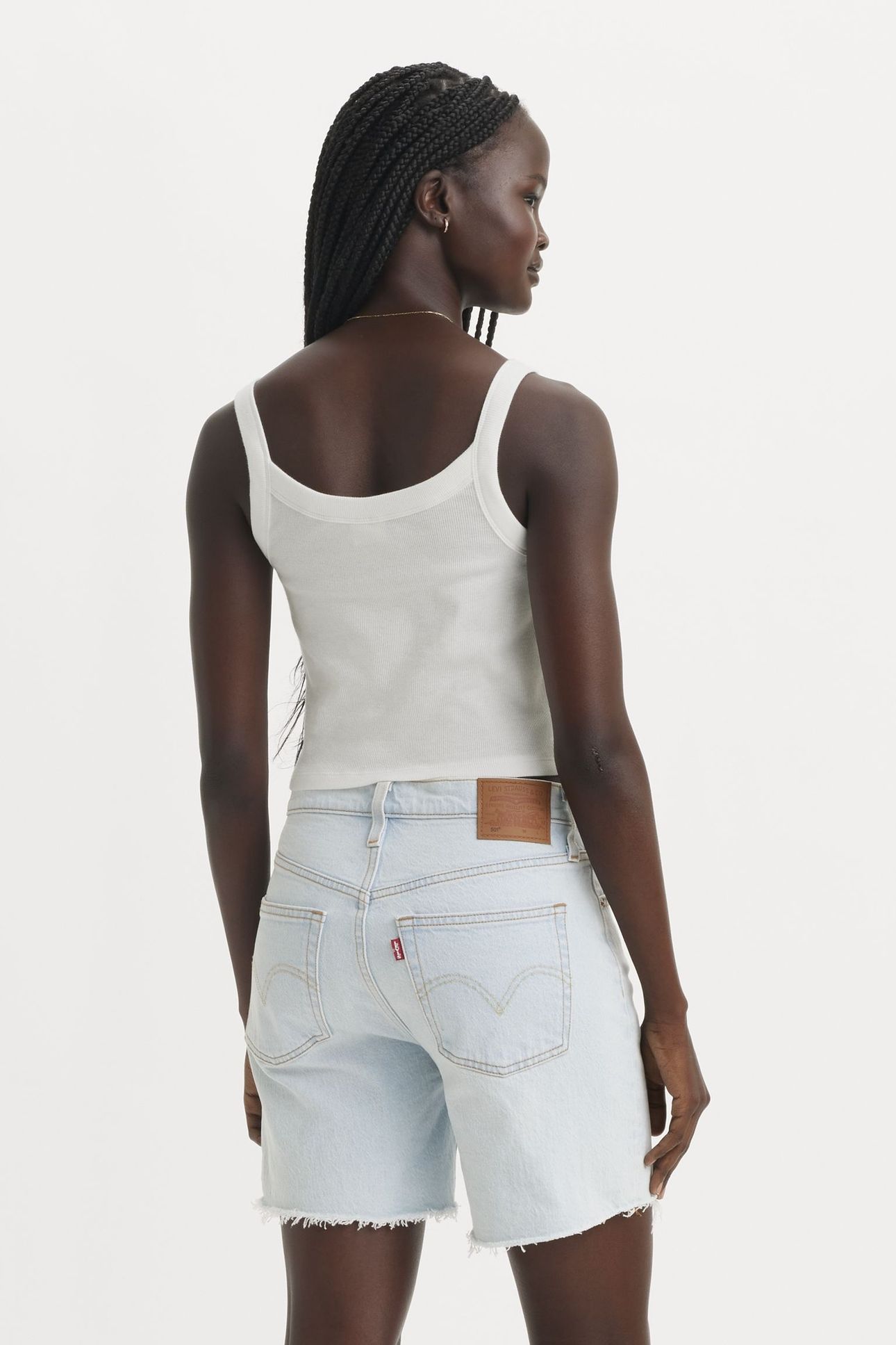 ESSENTIAL SPORTY TANK TOP WHITE 5