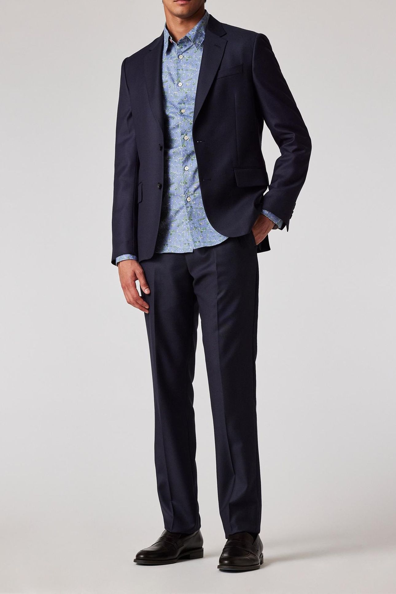 LS TAILORED FIT SHIRT LIGHT BLUE 3