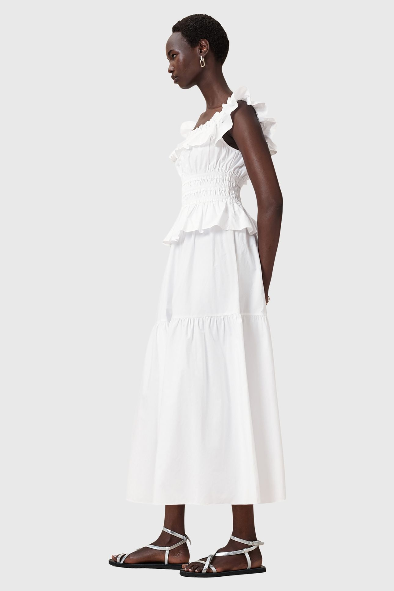 HALIA DRESS OPTIC WHITE 7